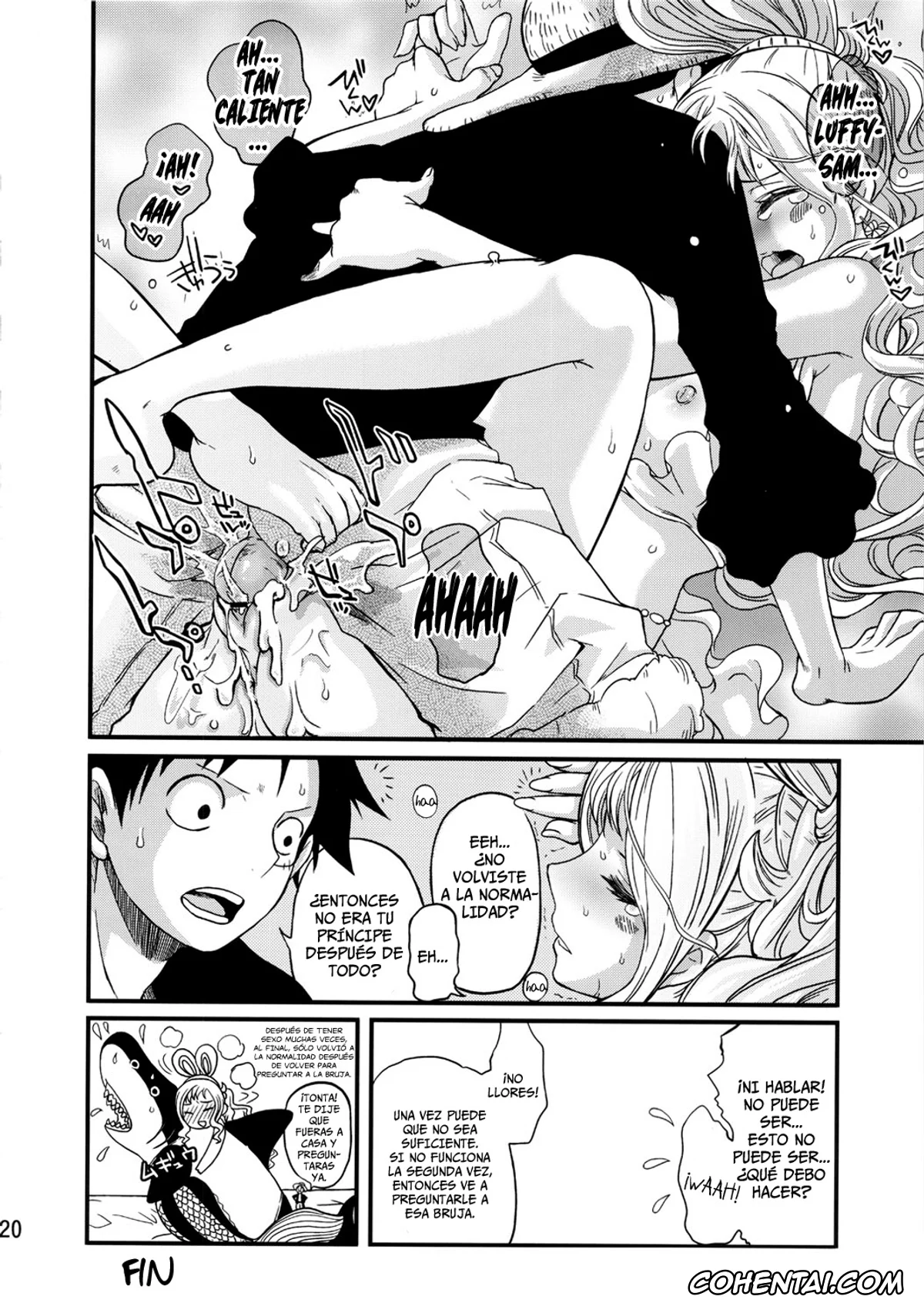 One Piece porno, Monkey D. Luffy porno, Shirahoshi porno, Ningyohime (One Piece), pagina 20