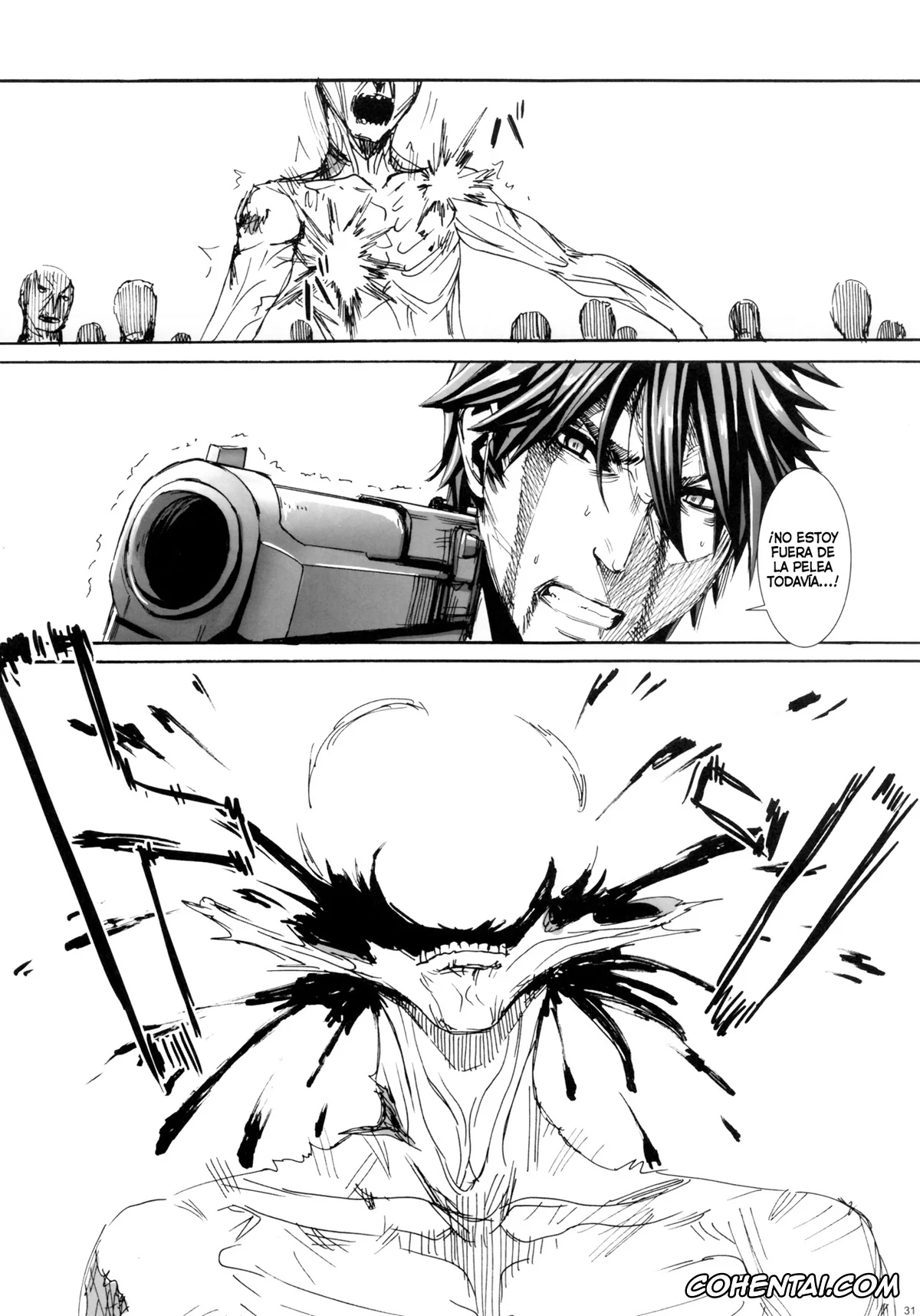 Highschool Of The Dead porno, Saeko Busujima porno, Takashi Komuro porno, Kiss of the Dead 4 (Highschool of The Dead), pagina 29