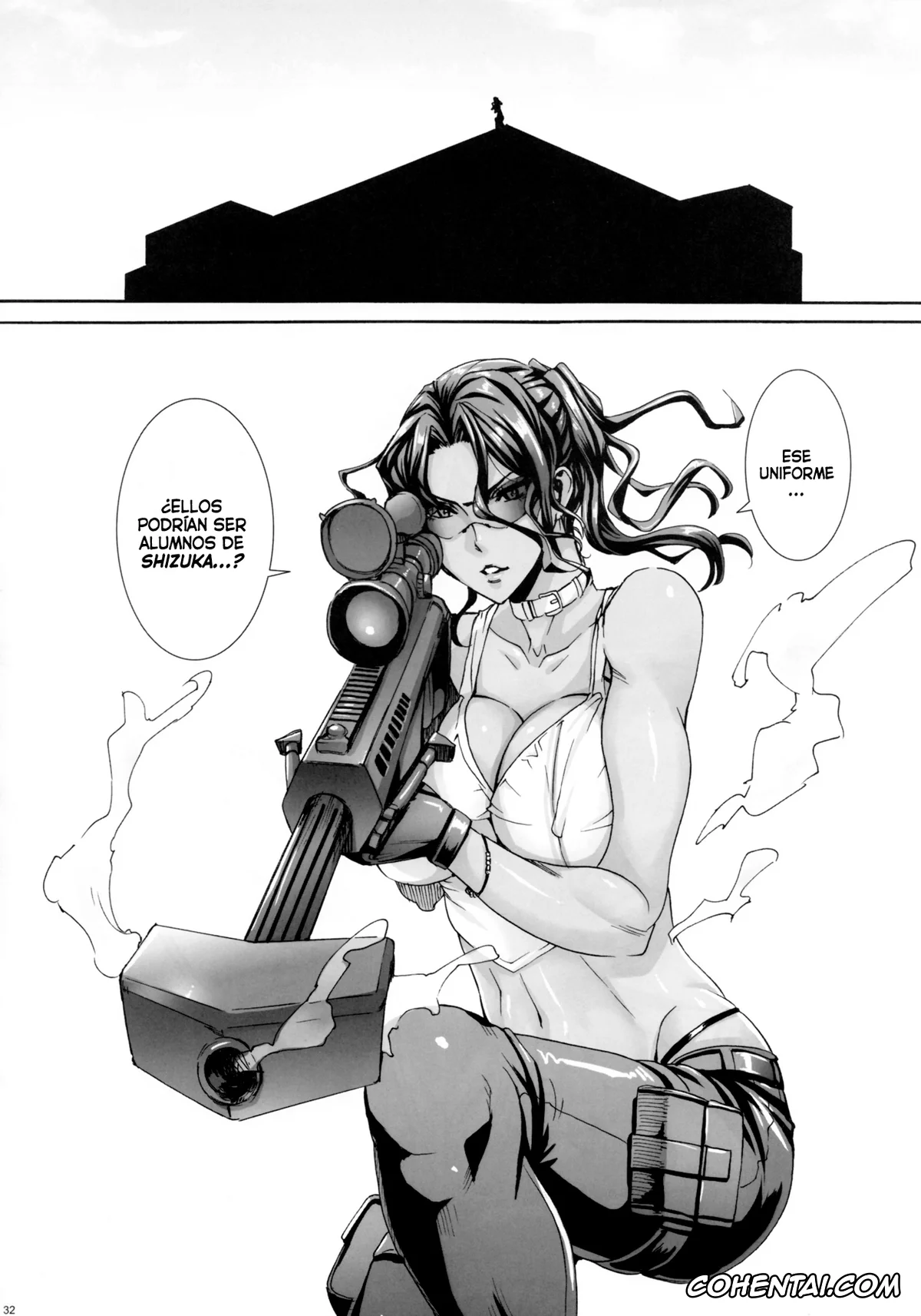 Highschool Of The Dead hentai, Saeko Busujima hentai, Takashi Komuro hentai, Kiss of the Dead 4 (Highschool of The Dead), pagina 30