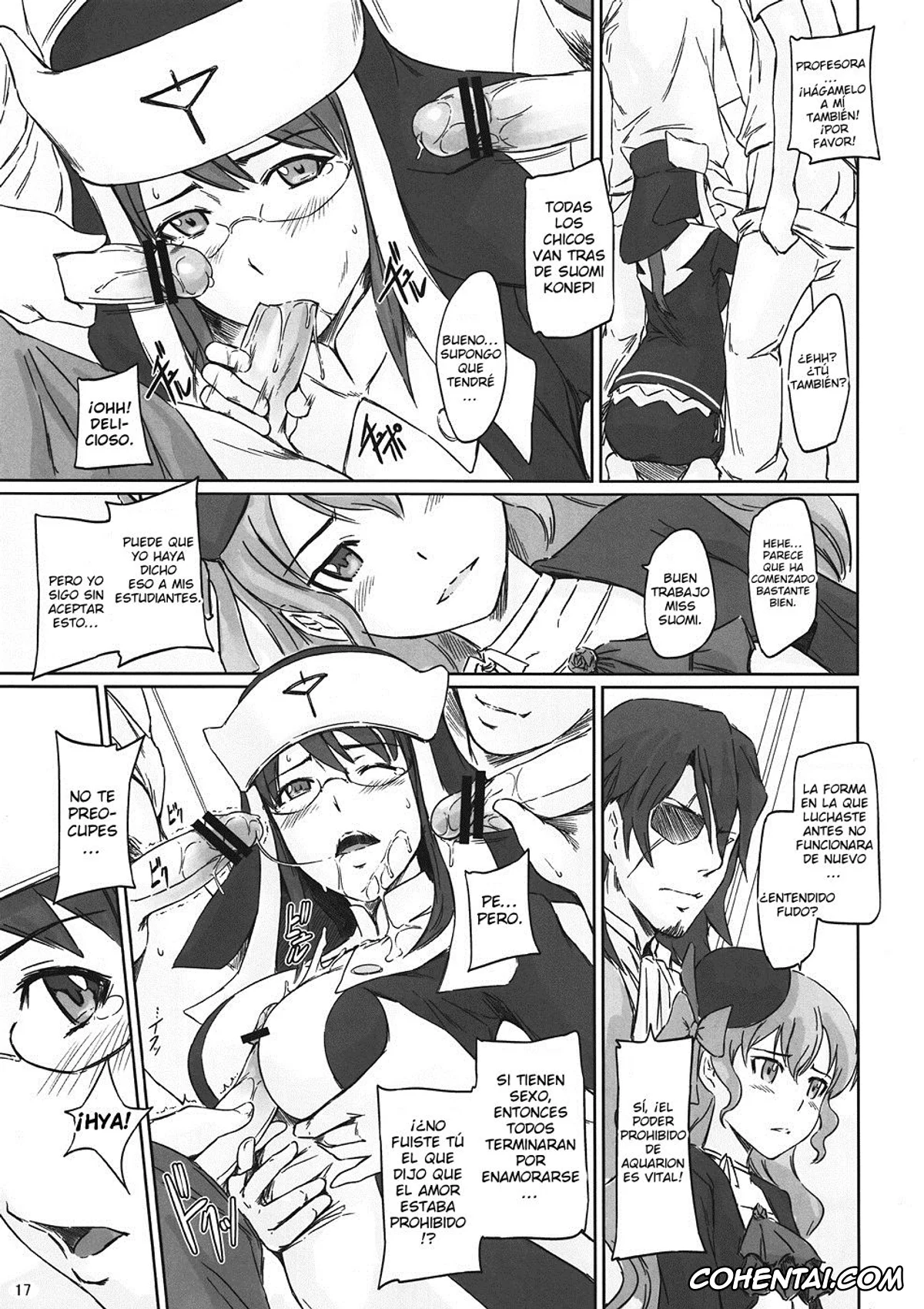 Aquarion Evol xxx, Amata Sora xxx, Andy W. Hole xxx, Crea Dolosera xxx, Mikono Suzushiro xxx, Mix xxx, Sazanka Bianca xxx, Suomi Konepi xxx, Zen Fudou xxx, Zessica Wong xxx, Sei Tenshi☆EVOLUTION (Aquarion Evol), pagina 16