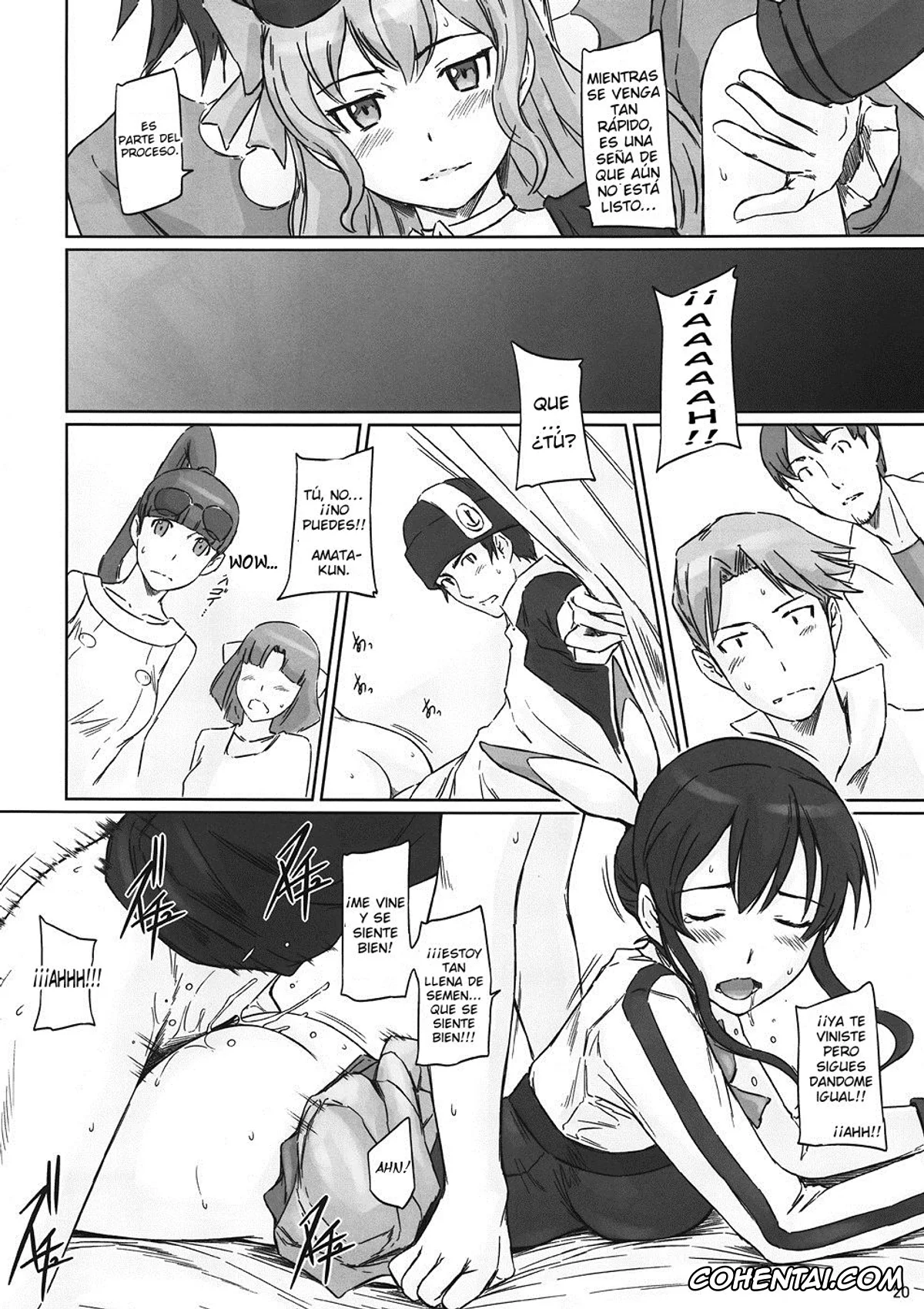 Aquarion Evol xxx, Amata Sora xxx, Andy W. Hole xxx, Crea Dolosera xxx, Mikono Suzushiro xxx, Mix xxx, Sazanka Bianca xxx, Suomi Konepi xxx, Zen Fudou xxx, Zessica Wong xxx, Sei Tenshi☆EVOLUTION (Aquarion Evol), pagina 19