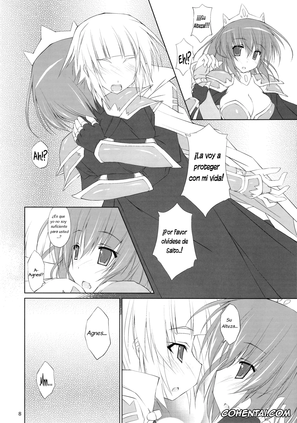 Zero No Tsukaima | The Familiar Of Zero porno, Agnes Chevalier De Milan porno, Henrietta de Tristain porno, DOLCE CASTEL (Zero no Tsukaima), pagina 8