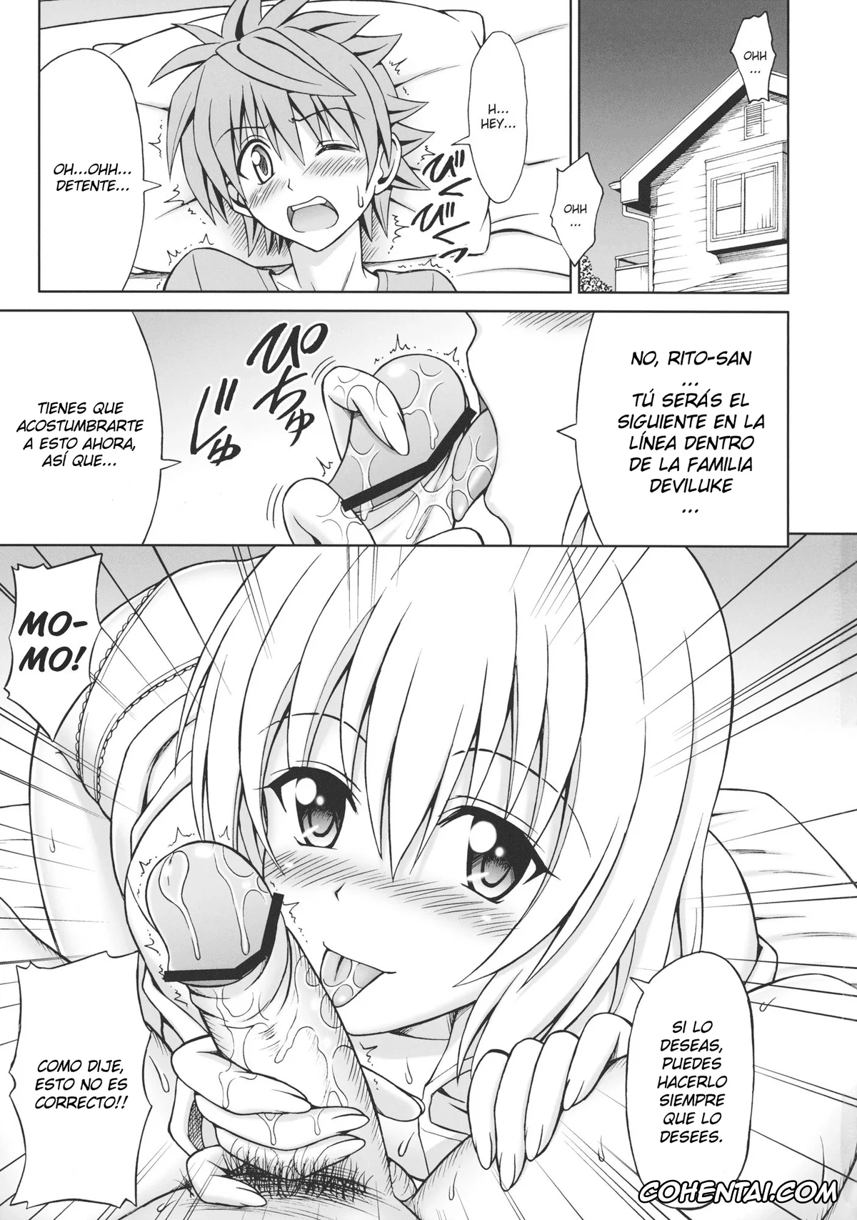 To Love-Ru hentai, Golden Darkness hentai, Momo Velia Deviluke hentai, Rito Yuuki hentai, ToLOVEru TRIP! (To Love-Ru Darkness), pagina 3
