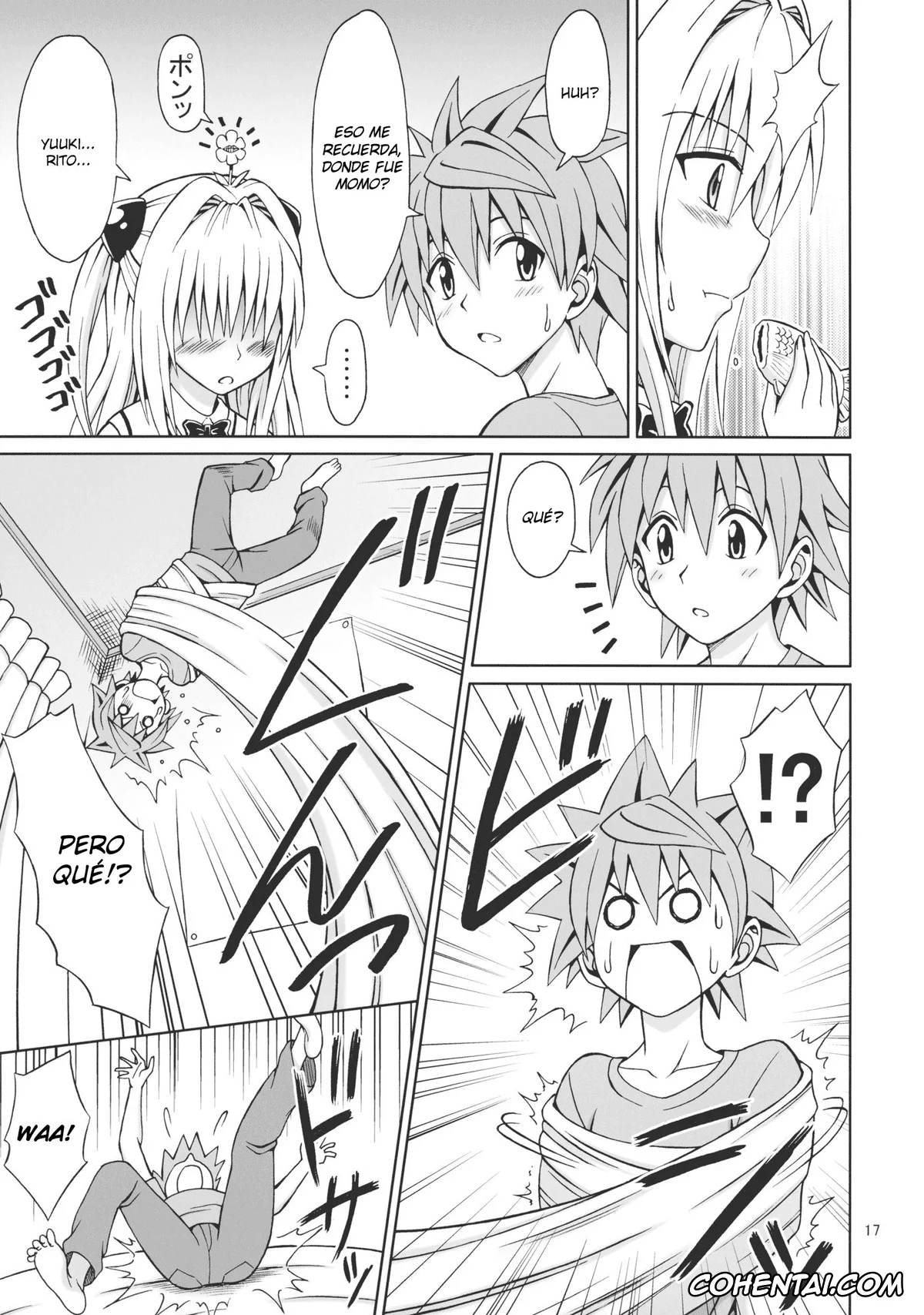 To Love-Ru porno, Golden Darkness porno, Momo Velia Deviluke porno, Rito Yuuki porno, ToLOVEru TRIP! (To Love-Ru Darkness), pagina 17