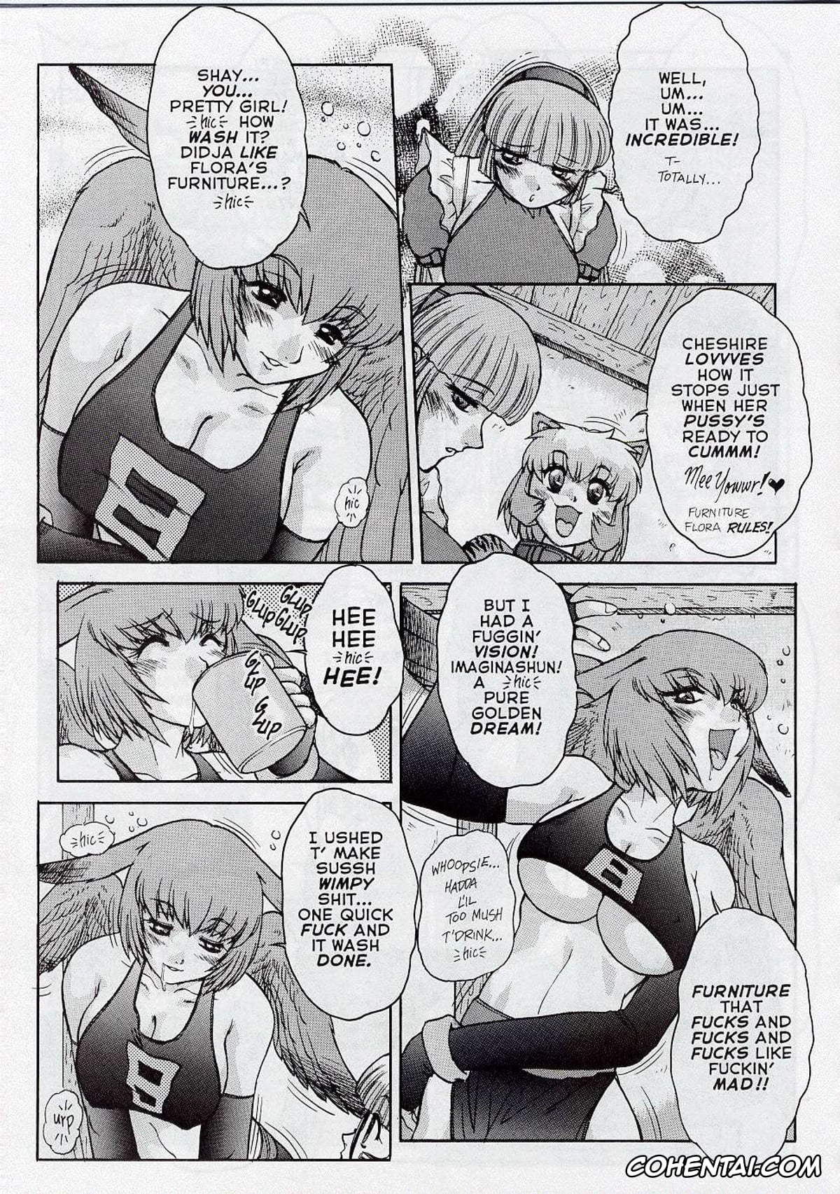 Alice In Wonderland porno, Alice Liddell porno, Cheshire Cat porno, White Rabbit porno, ALICE FIRST Ch. 5 (Alice in Sexland 5), pagina 11