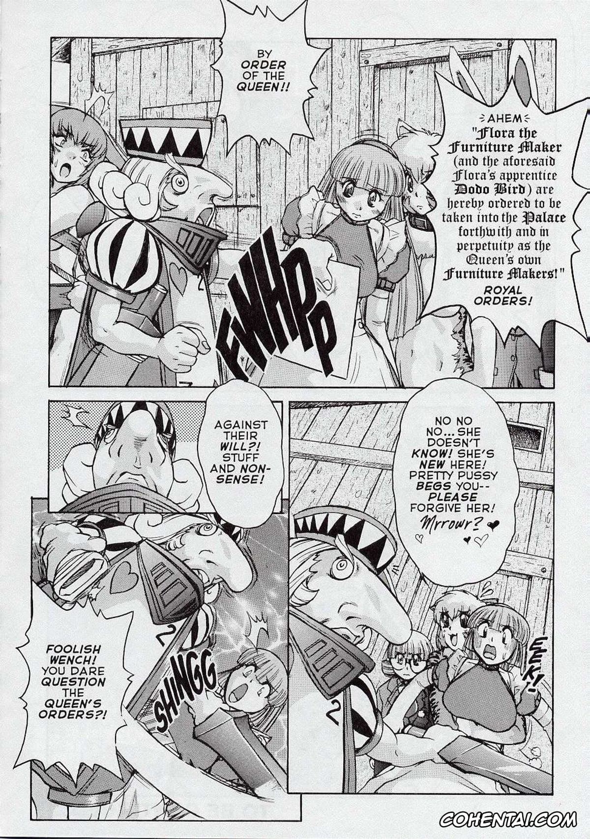 Alice In Wonderland porno, Alice Liddell porno, Cheshire Cat porno, White Rabbit porno, ALICE FIRST Ch. 5 (Alice in Sexland 5), pagina 20