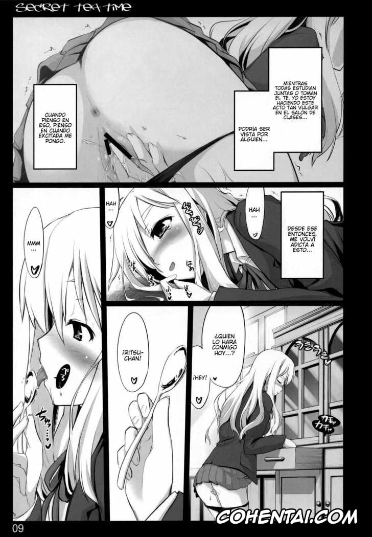 K-ON! porno, Mio Akiyama porno, Tsumugi Kotobuki porno, secret tea time (K-ON!), pagina 8
