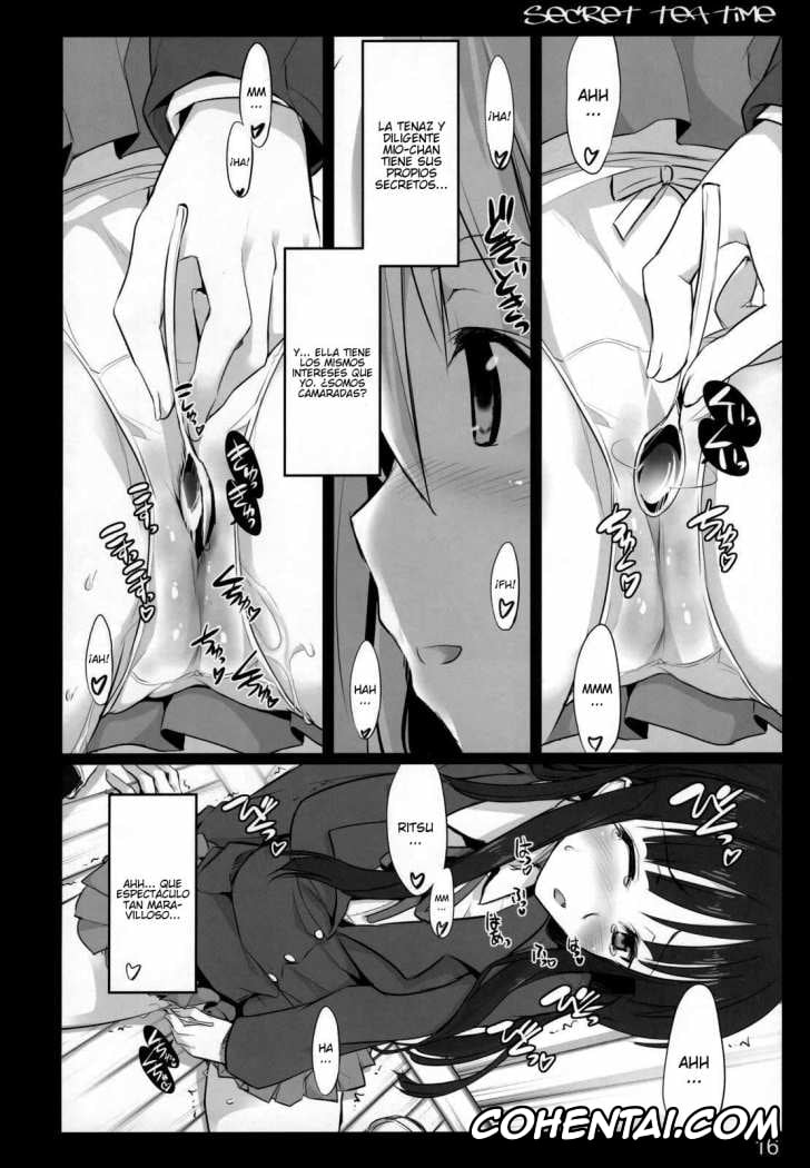 K-ON! hentai, Mio Akiyama hentai, Tsumugi Kotobuki hentai, secret tea time (K-ON!), pagina 15