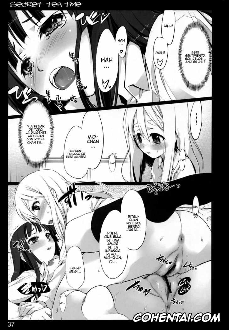 K-ON! hentai, Mio Akiyama hentai, Tsumugi Kotobuki hentai, secret tea time (K-ON!), pagina 36