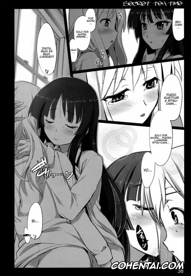 K-ON! xxx, Mio Akiyama xxx, Tsumugi Kotobuki xxx, secret tea time (K-ON!), pagina 37