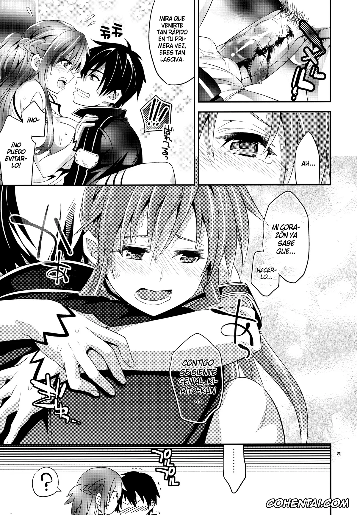 Sword Art Online porno, Asuna Yuuki porno, Kazuto Kirigaya | Kirito porno, C9-04 Nete mo Samete mo (Sword Art Online), pagina 20