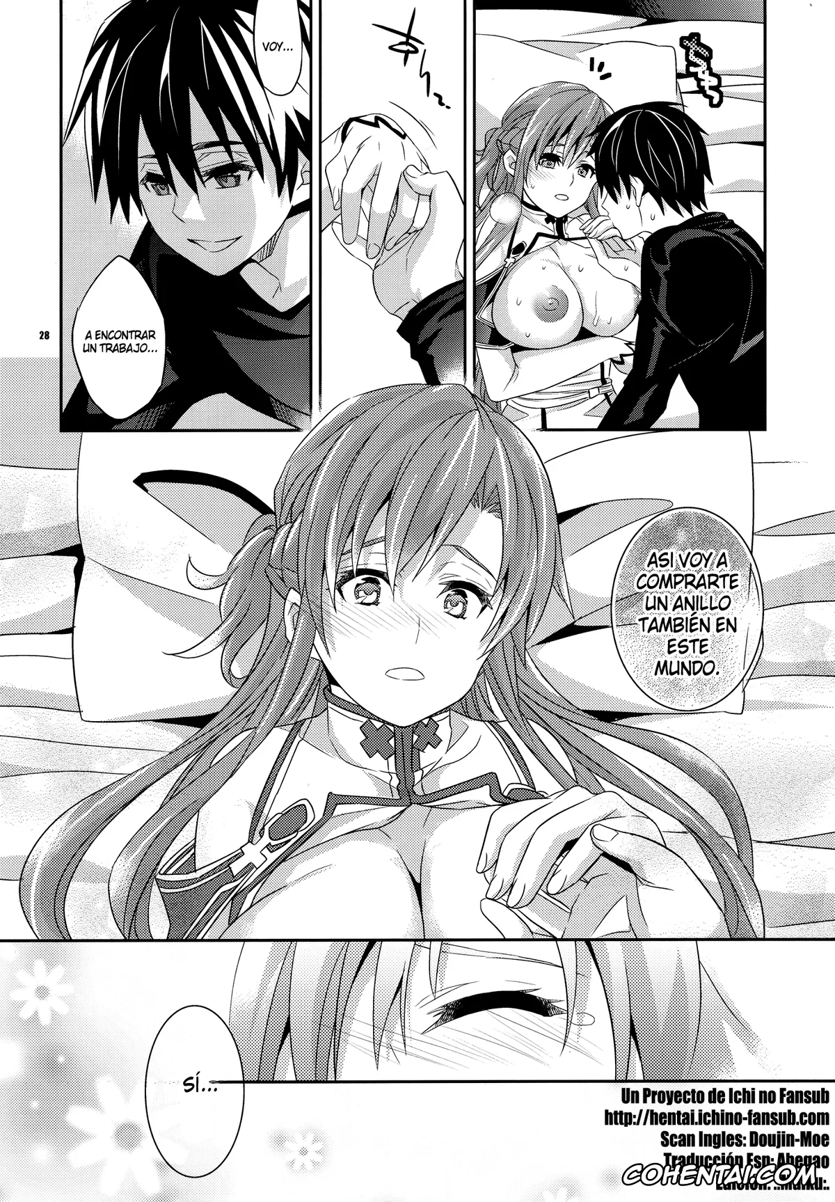 Sword Art Online porno, Asuna Yuuki porno, Kazuto Kirigaya | Kirito porno, C9-04 Nete mo Samete mo (Sword Art Online), pagina 26
