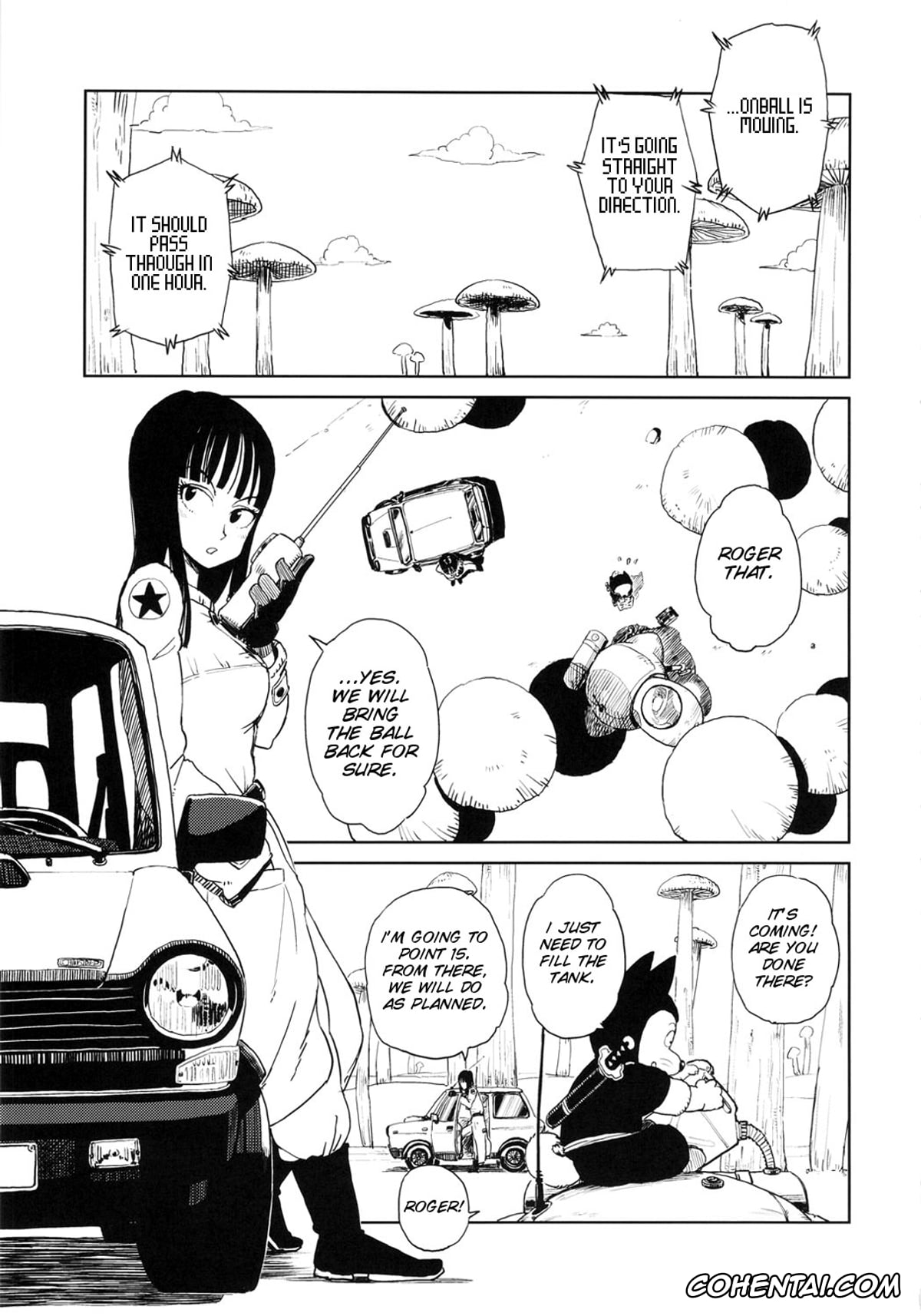 Dragon Ball porno, Bulma Briefs porno, Chi Chi porno, Mai porno, Yamcha porno, BETWEEN THE LINES (Dragon Ball), pagina 5