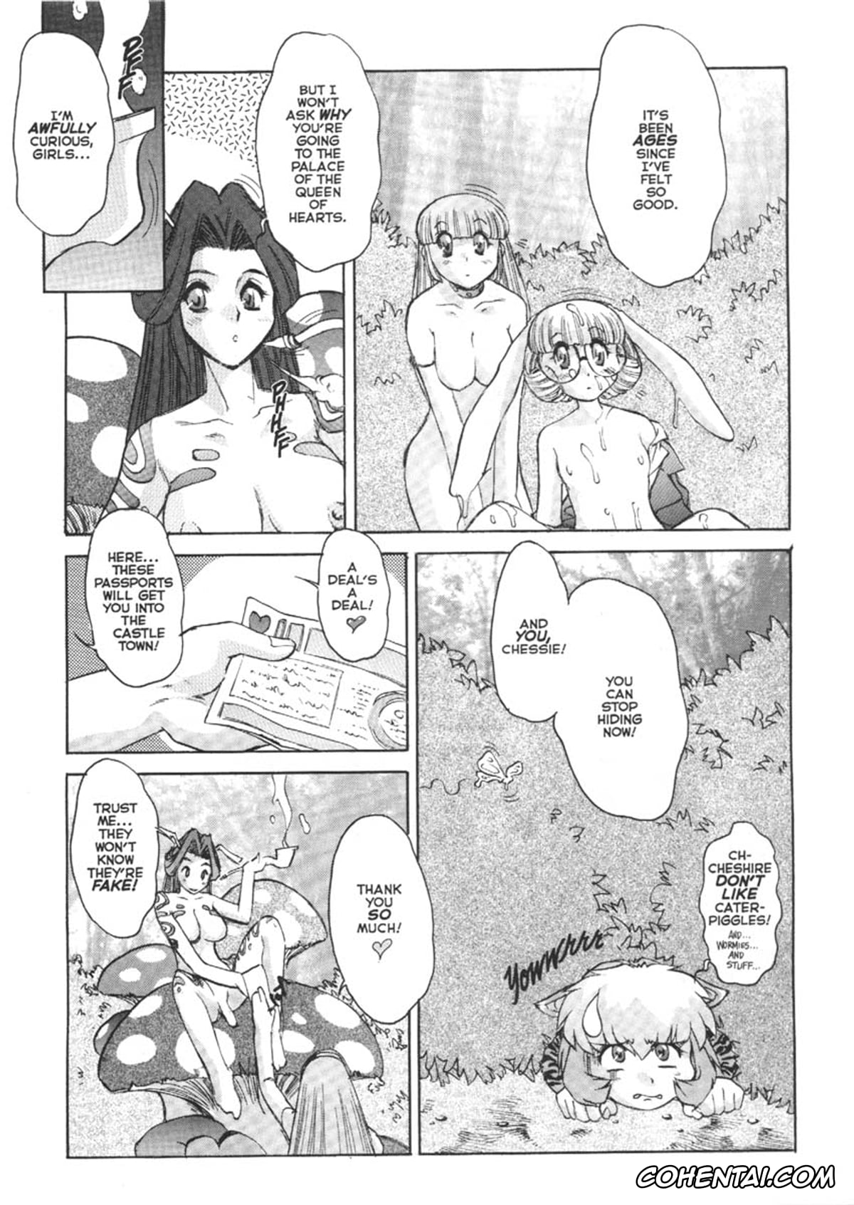 Alice In Wonderland porno, Alice Liddell porno, Cheshire Cat porno, The Caterpillar porno, White Rabbit porno, ALICE SECOND Ch. 1 (Alice Extreme 1), pagina 20