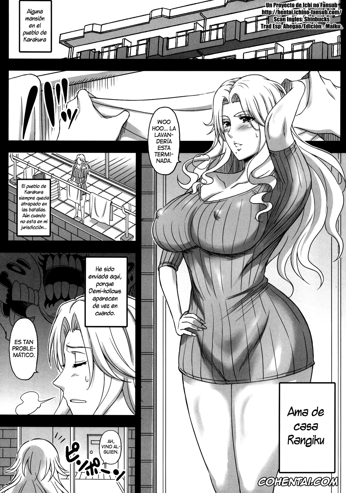 Bleach xxx, Rangiku Matsumoto xxx, Yoruichi Shihoin xxx, BRICOLA 5 (Bleach), pagina 4