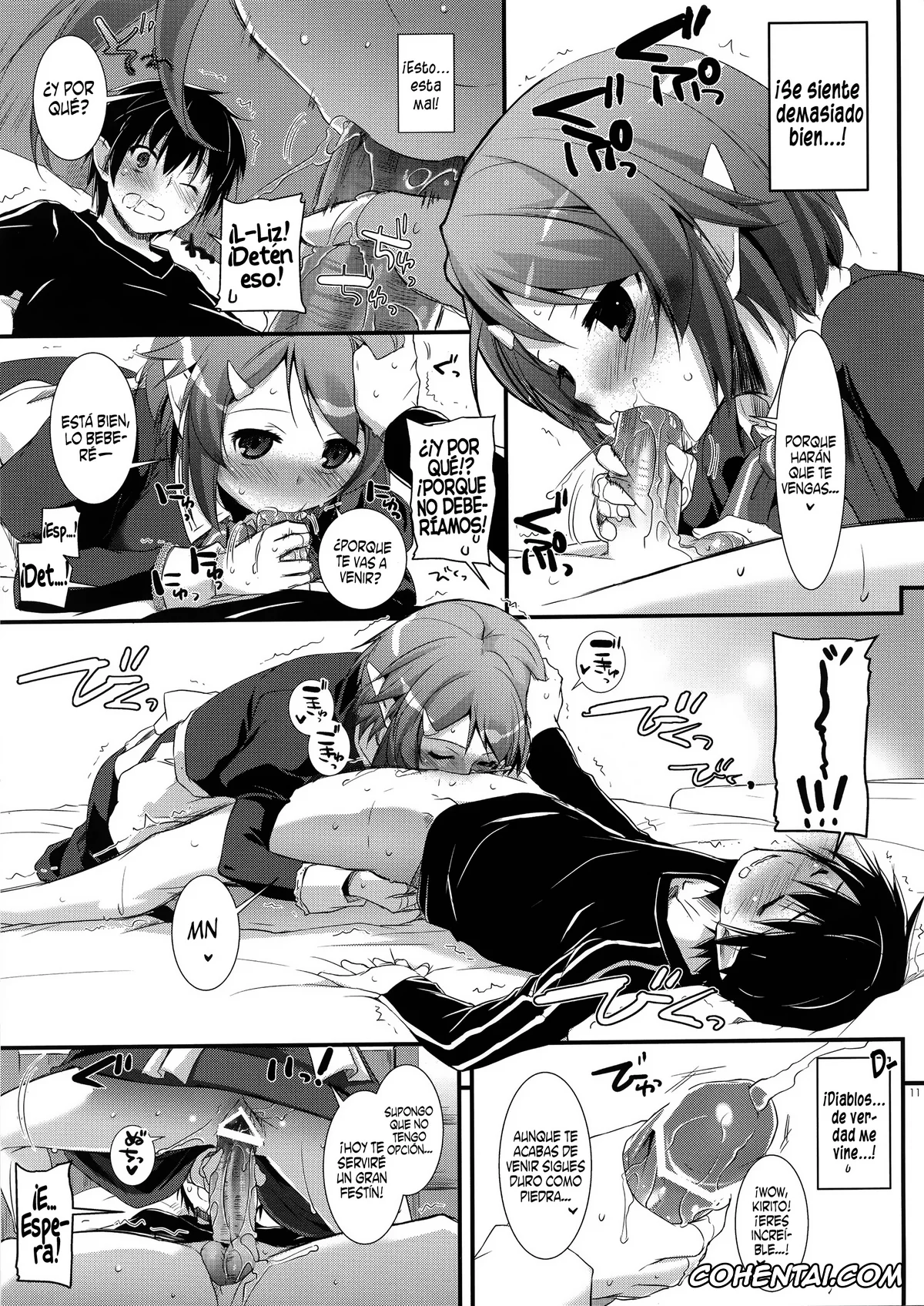 Sword Art Online xxx, Asuna Yuuki xxx, Kazuto Kirigaya | Kirito xxx, Keiko Ayano | Silica xxx, Lyfa | Leafa xxx, Rika Shinozaki | Lisbeth xxx, Shino Asada | Sinon xxx, Suguha Kirigaya xxx, D.L. action 72 (Sword Art Online), pagina 10