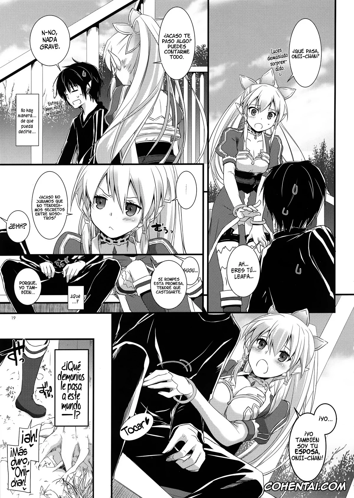 Sword Art Online hentai, Asuna Yuuki hentai, Kazuto Kirigaya | Kirito hentai, Keiko Ayano | Silica hentai, Lyfa | Leafa hentai, Rika Shinozaki | Lisbeth hentai, Shino Asada | Sinon hentai, Suguha Kirigaya hentai, D.L. action 72 (Sword Art Online), pagina 18