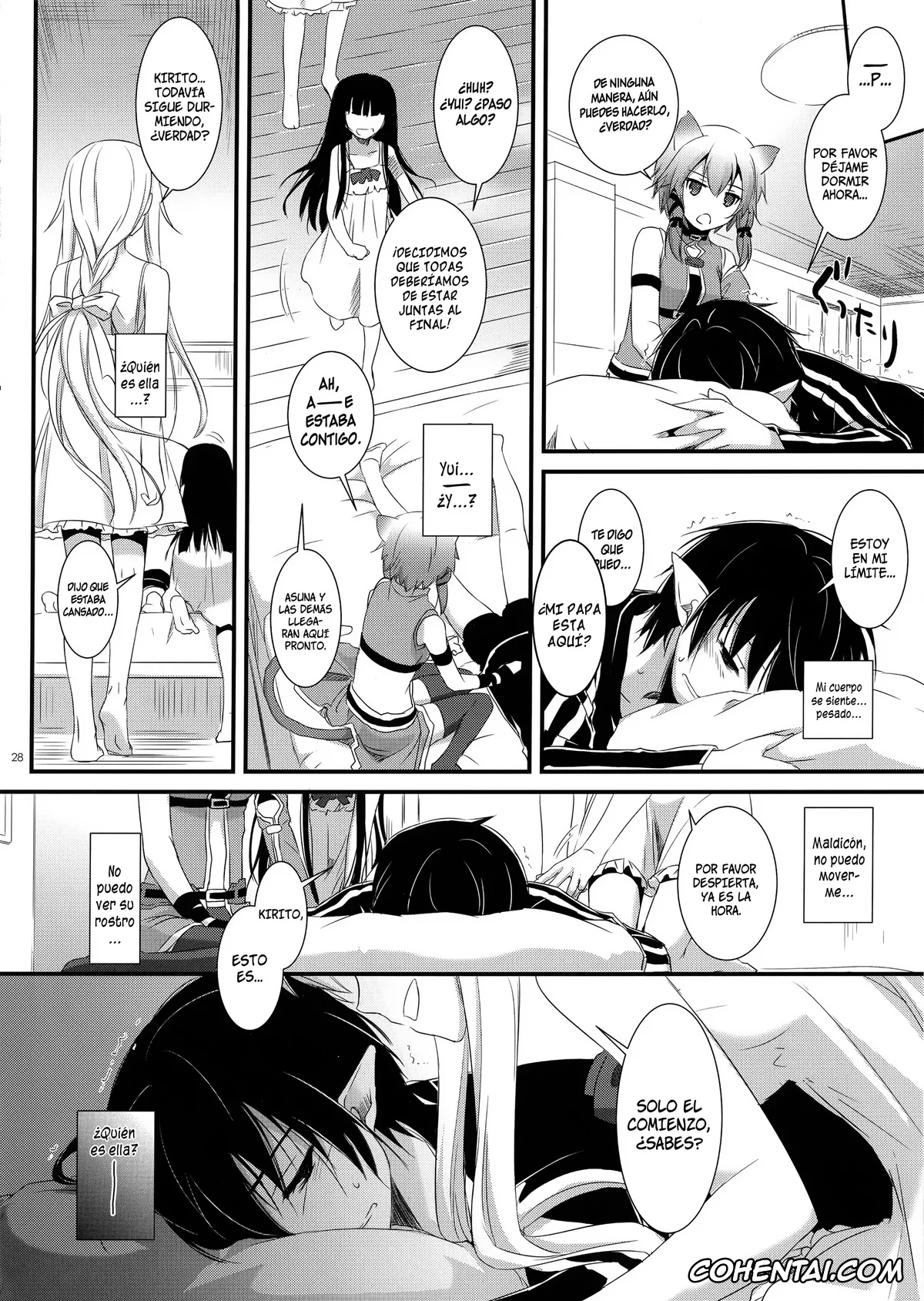 Sword Art Online hentai, Asuna Yuuki hentai, Kazuto Kirigaya | Kirito hentai, Keiko Ayano | Silica hentai, Lyfa | Leafa hentai, Rika Shinozaki | Lisbeth hentai, Shino Asada | Sinon hentai, Suguha Kirigaya hentai, D.L. action 72 (Sword Art Online), pagina 27