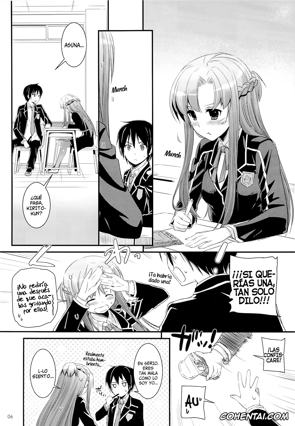 Sword Art Online porno, Asuna Yuuki porno, Kazuto Kirigaya | Kirito porno, D.L. action 74 (Sword Art Online), pagina 5