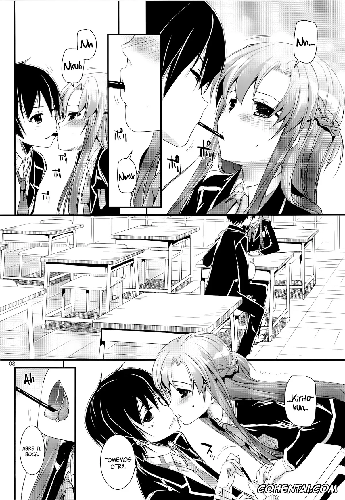 Sword Art Online xxx, Asuna Yuuki xxx, Kazuto Kirigaya | Kirito xxx, D.L. action 74 (Sword Art Online), pagina 7