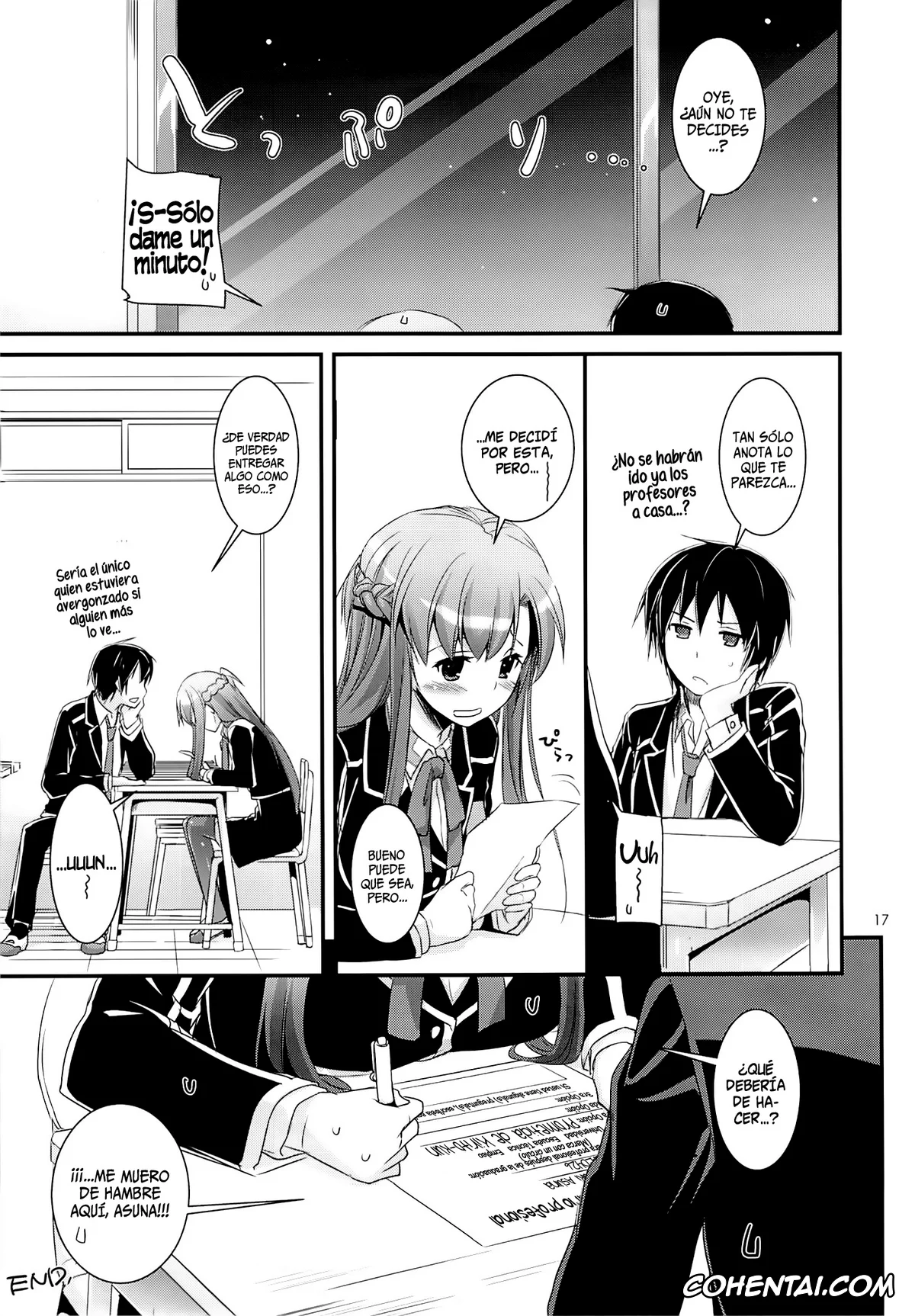 Sword Art Online xxx, Asuna Yuuki xxx, Kazuto Kirigaya | Kirito xxx, D.L. action 74 (Sword Art Online), pagina 16