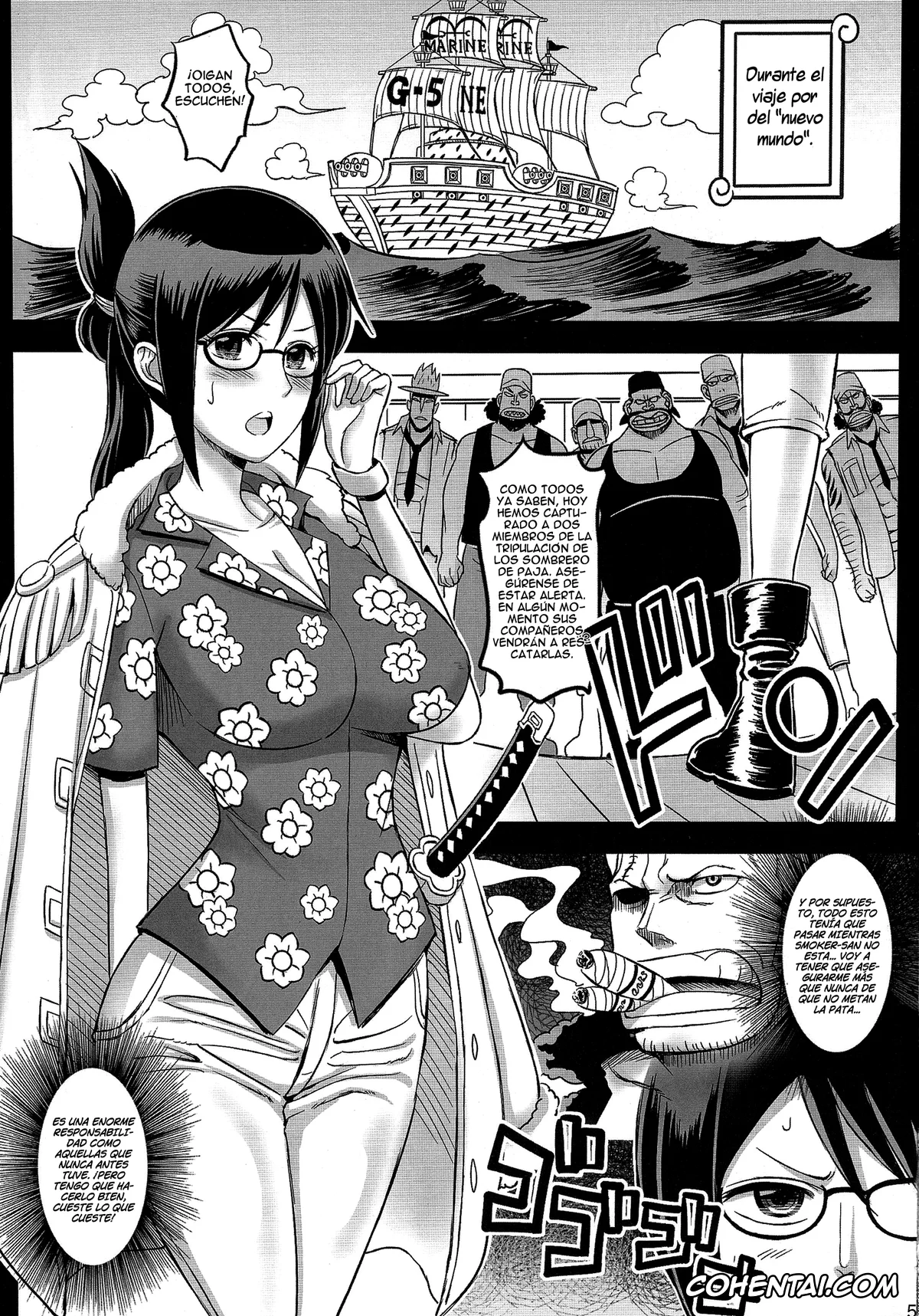 One Piece xxx, Nami xxx, Nico Robin xxx, Tashigi xxx, Rakuen Onna Kaizoku 3 | Woman Pirate in Paradise 3 (One Piece), pagina 4