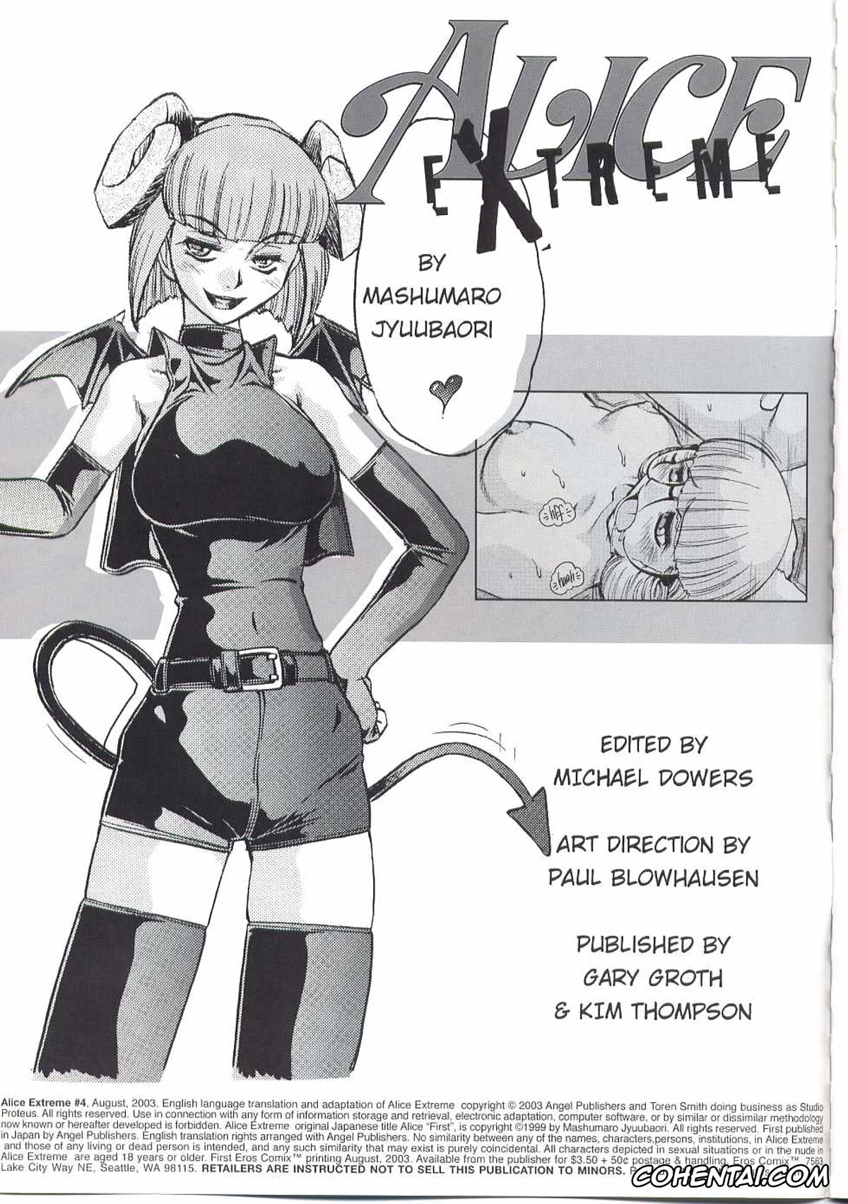 Alice In Wonderland porno, Alice Liddell porno, Cheshire Cat porno, White Rabbit porno, ALICE SECOND Ch. 4 (Alice Extreme 4), pagina 2