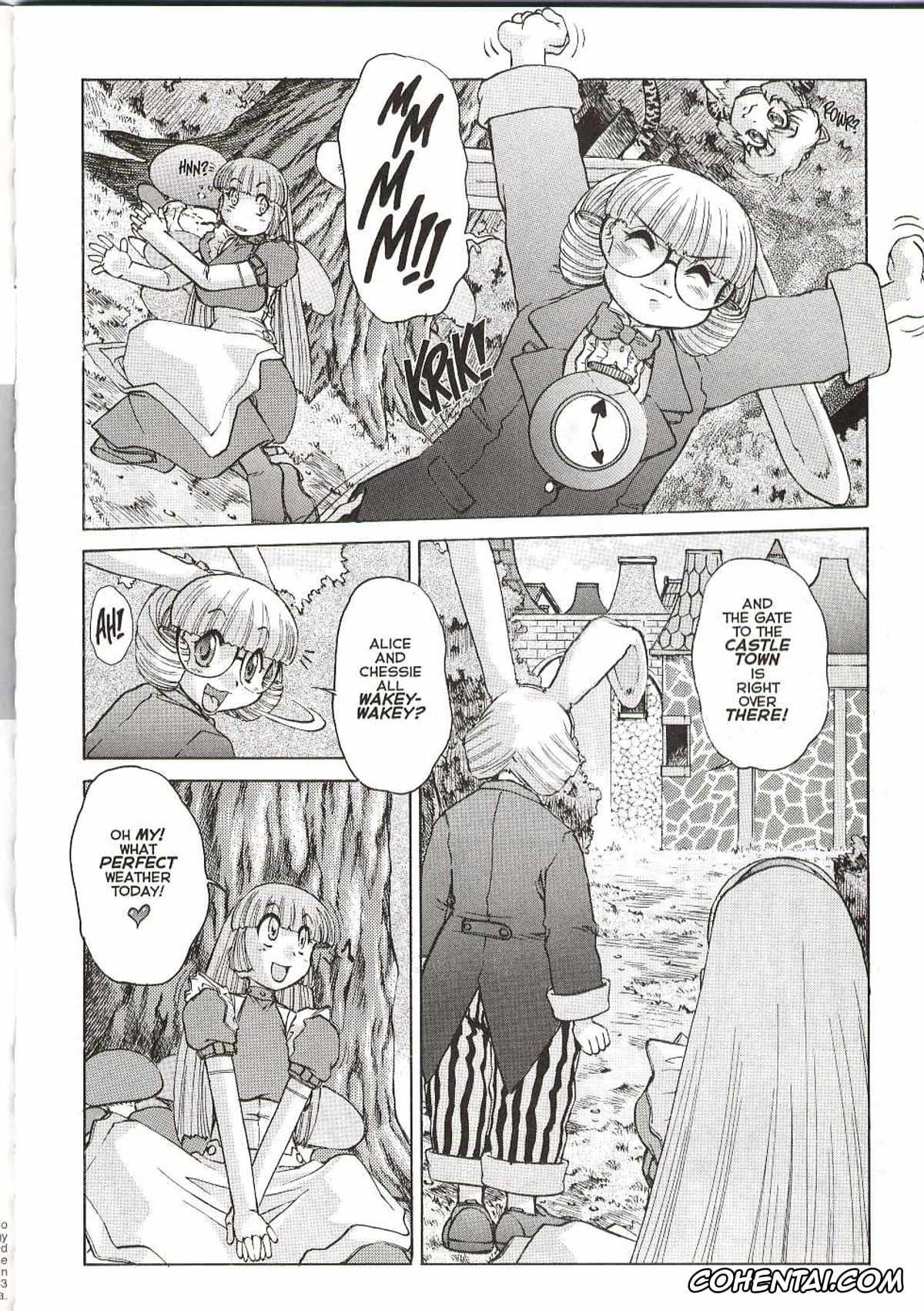 Alice In Wonderland hentai, Alice Liddell hentai, Cheshire Cat hentai, White Rabbit hentai, ALICE SECOND Ch. 4 (Alice Extreme 4), pagina 3