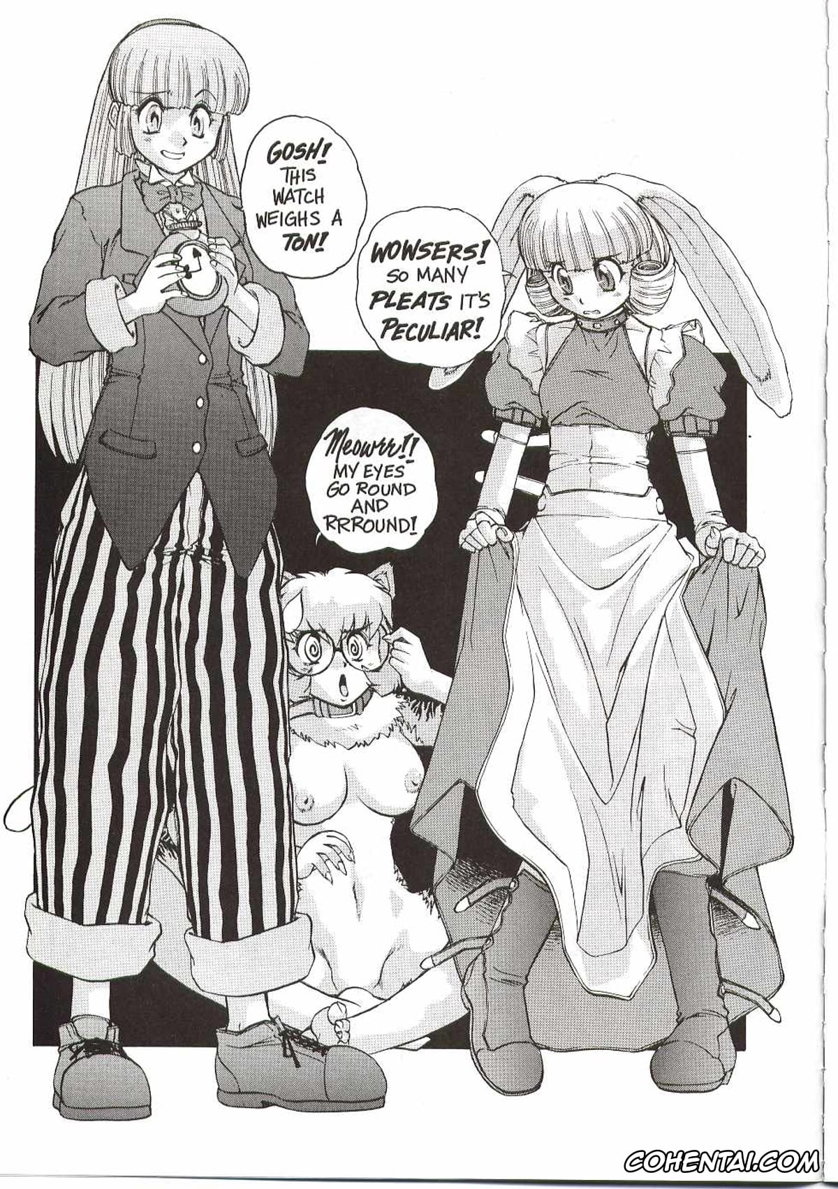 Alice In Wonderland xxx, Alice Liddell xxx, Cheshire Cat xxx, White Rabbit xxx, ALICE SECOND Ch. 4 (Alice Extreme 4), pagina 4