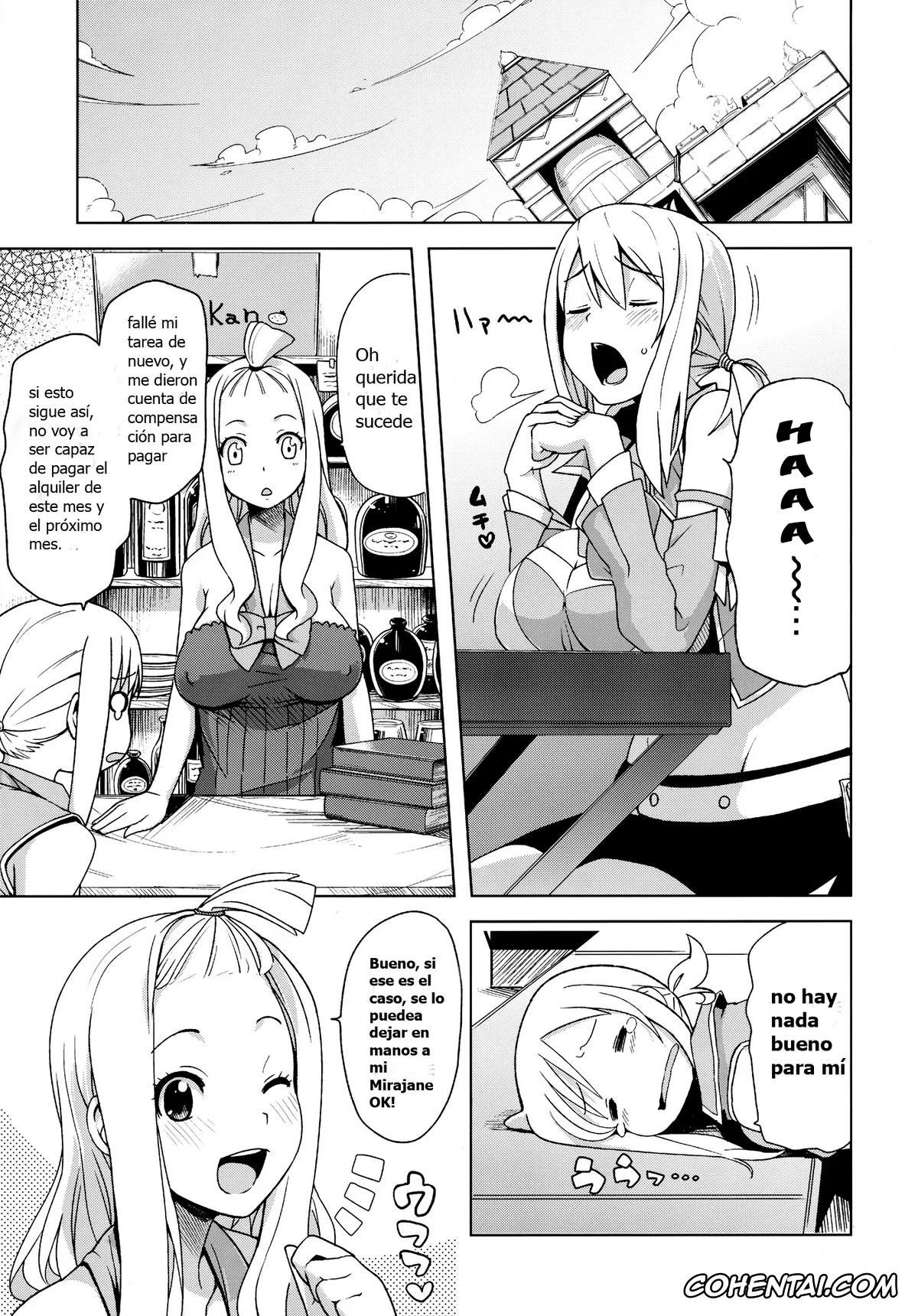 Fairy Tail hentai, Lucy Heartfilia hentai, Chichikko Bitch 4 (Fairy Tail), pagina 3