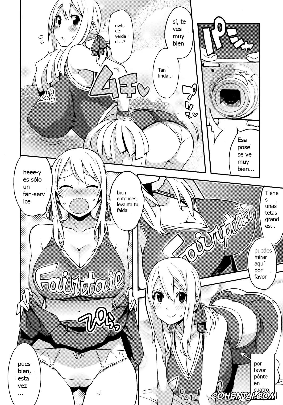 Fairy Tail hentai, Lucy Heartfilia hentai, Chichikko Bitch 4 (Fairy Tail), pagina 6