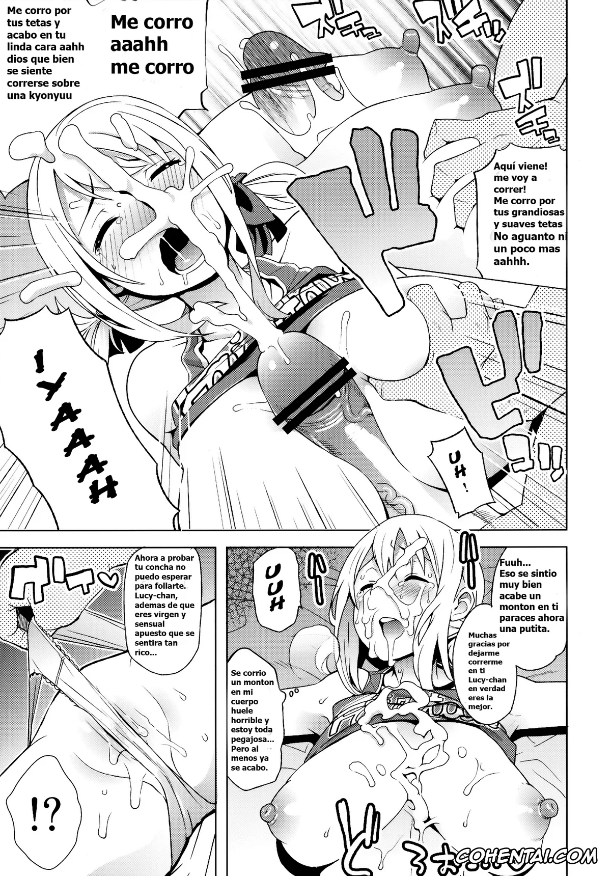 Fairy Tail hentai, Lucy Heartfilia hentai, Chichikko Bitch 4 (Fairy Tail), pagina 9