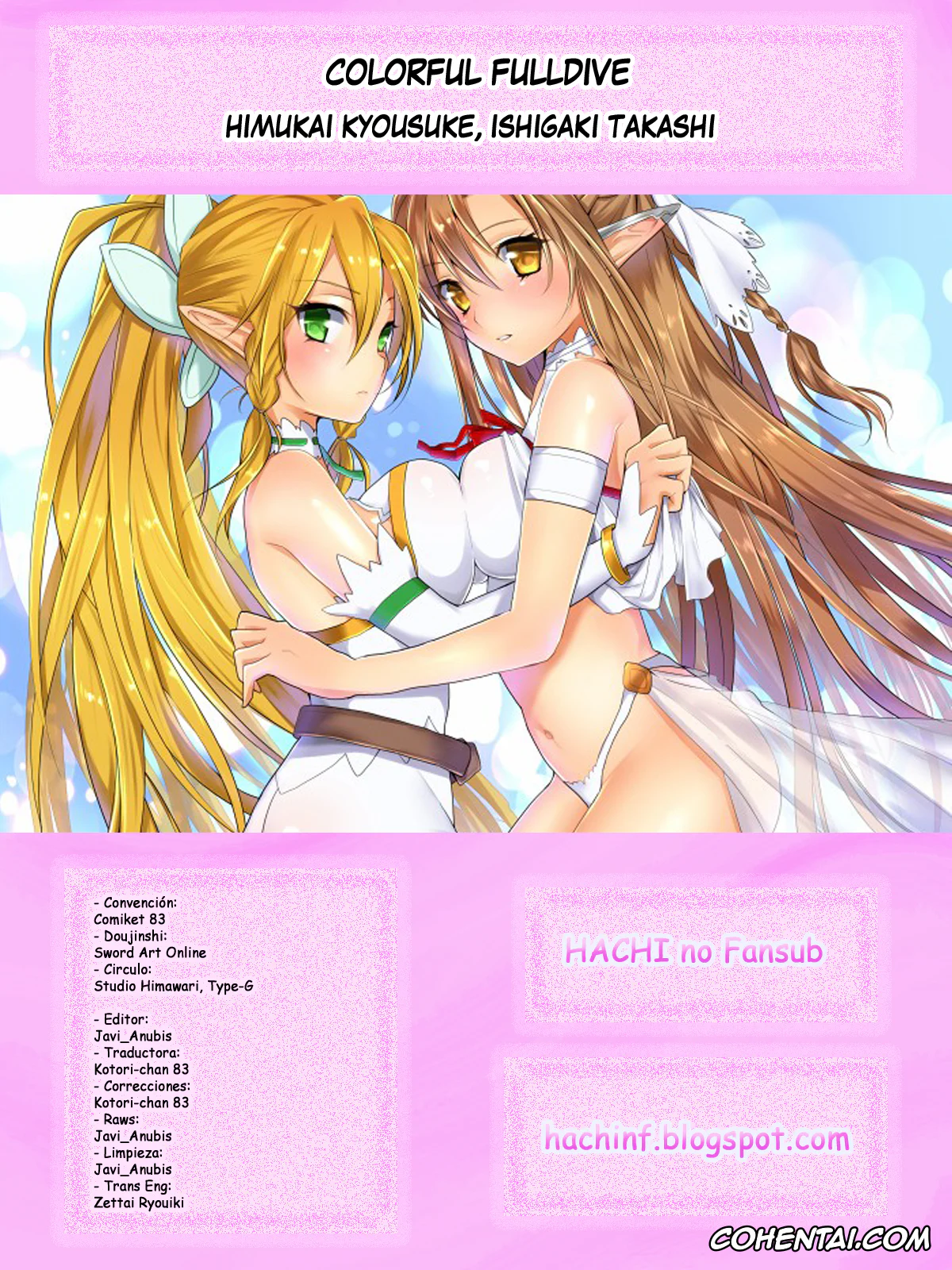 Sword Art Online hentai, Asuna Yuuki hentai, Kazuto Kirigaya | Kirito hentai, Lyfa | Leafa hentai, Suguha Kirigaya hentai, COLORFUL FullDive (Sword Art Online), pagina 9