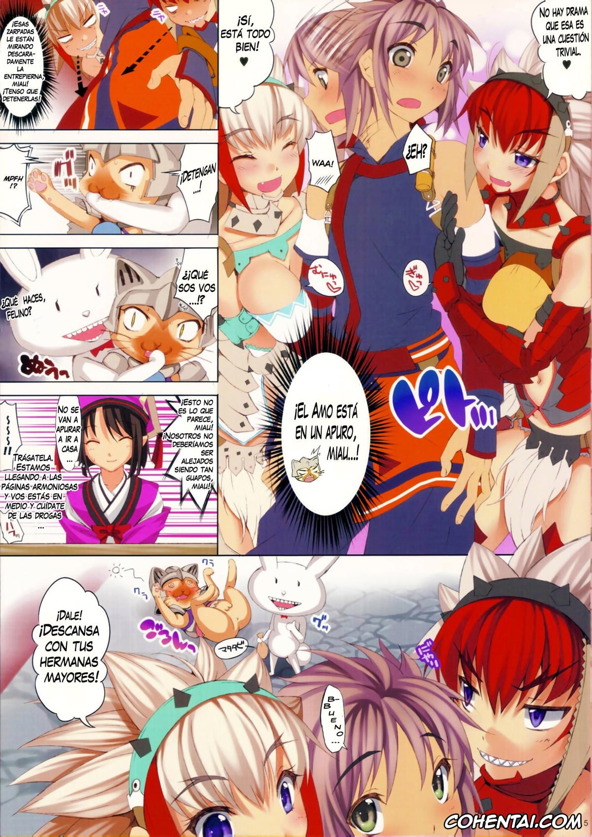 Monster Hunter hentai, CL-orz 15 (Monster Hunter), pagina 6