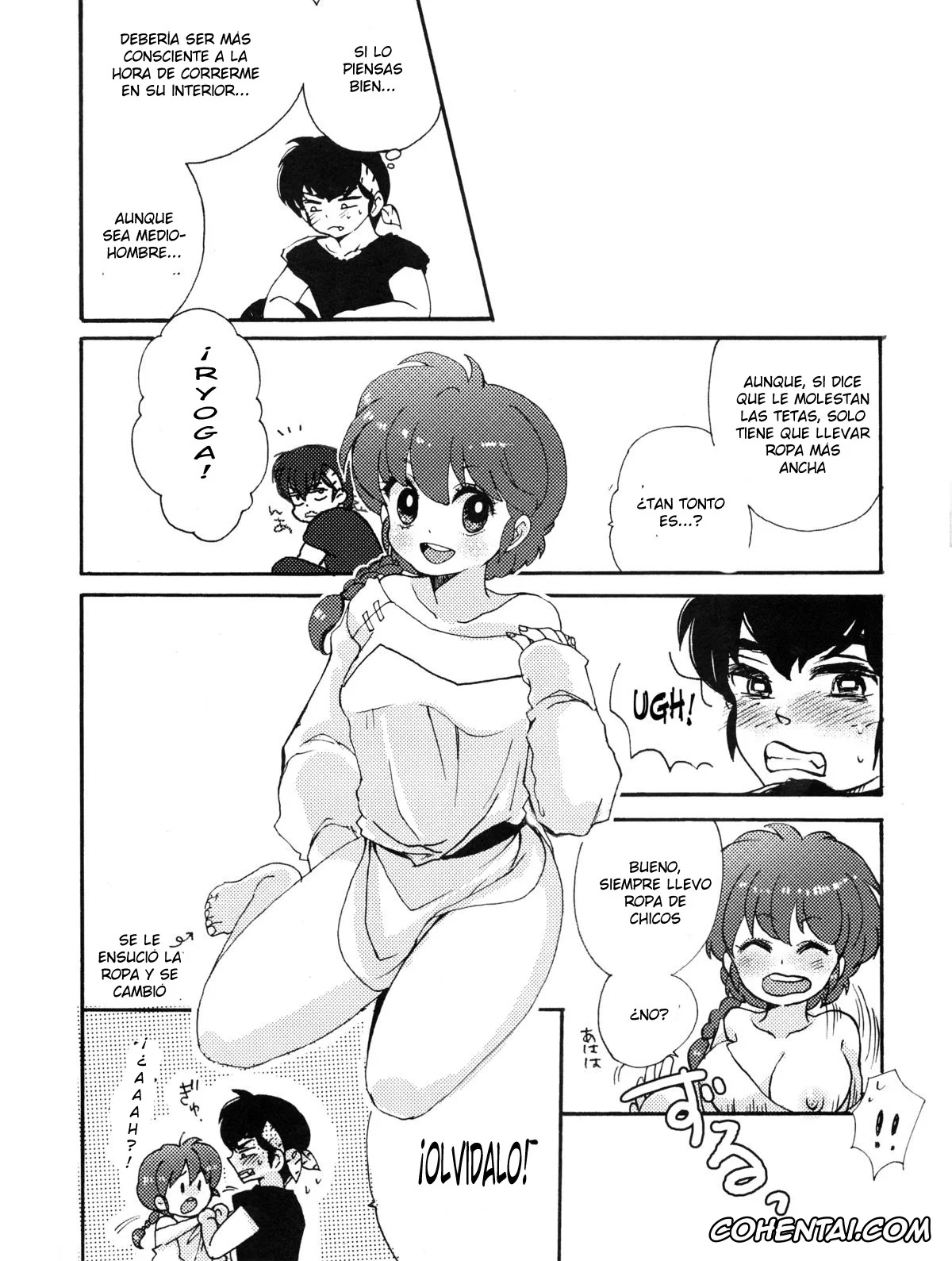 Ranma 1/2 xxx, Ranma Saotome xxx, Ryoga Hibiki xxx, Ranpai! (Ranma 1/2), pagina 19