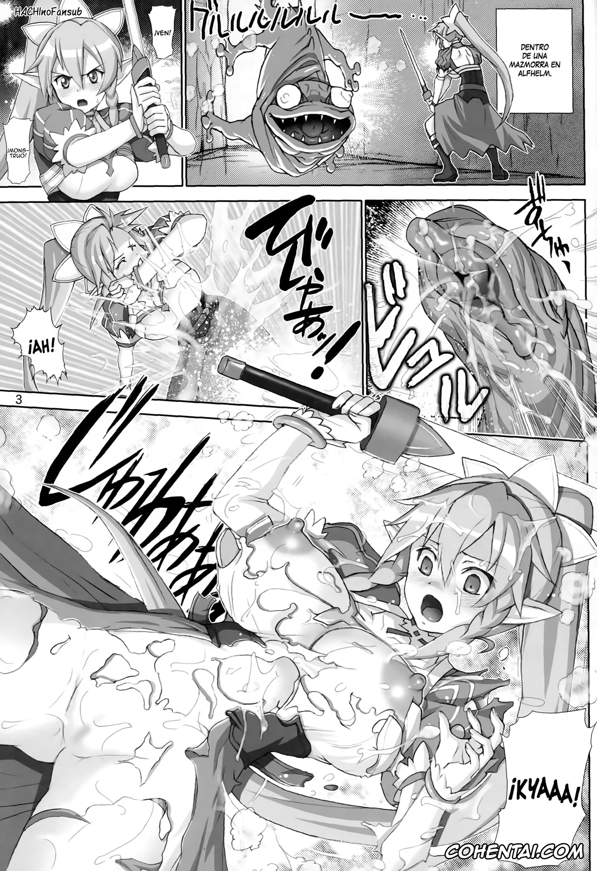 Sword Art Online porno, Kazuto Kirigaya | Kirito porno, Lyfa | Leafa porno, Suguha Kirigaya porno, Suguha Scramble (Sword Art Online), pagina 2