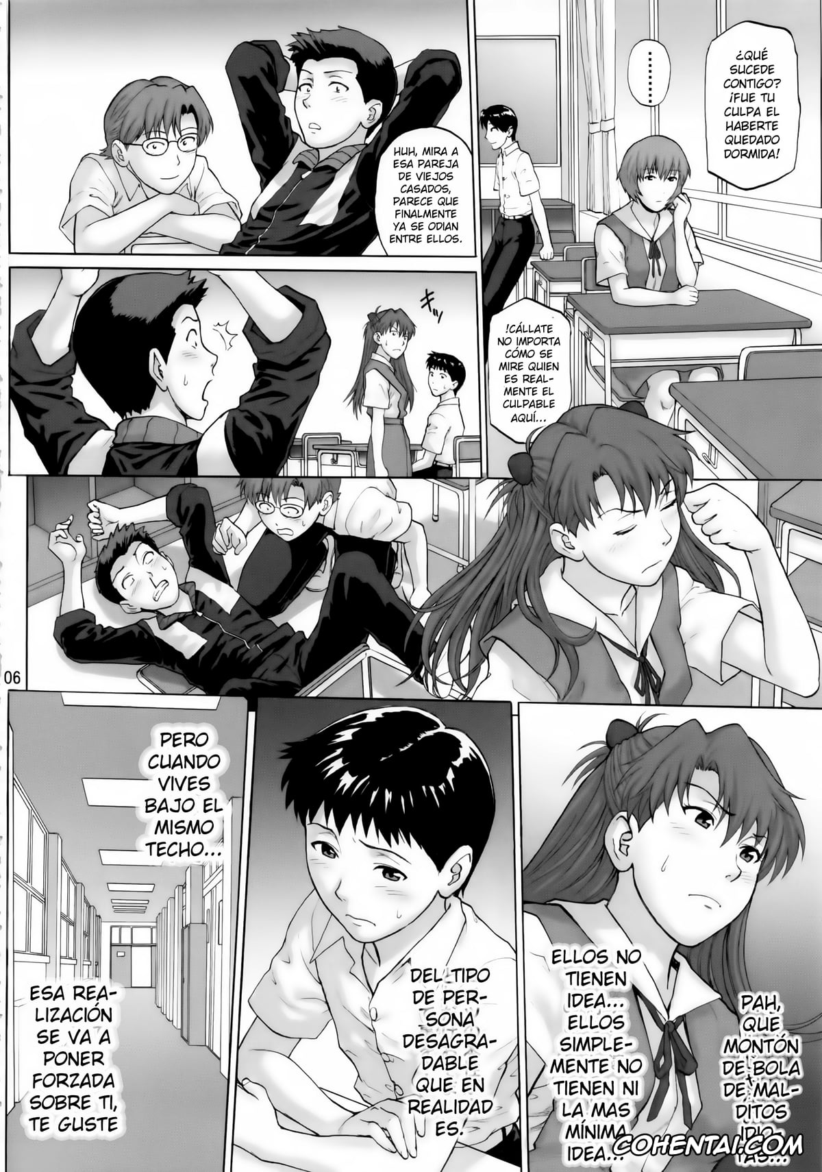Neon Genesis Evangelion porno, Asuka Langley Soryu porno, Misato Katsuragi porno, Shinji Ikari porno, Souai Yuugi (Neon Genesis Evangelion), pagina 5