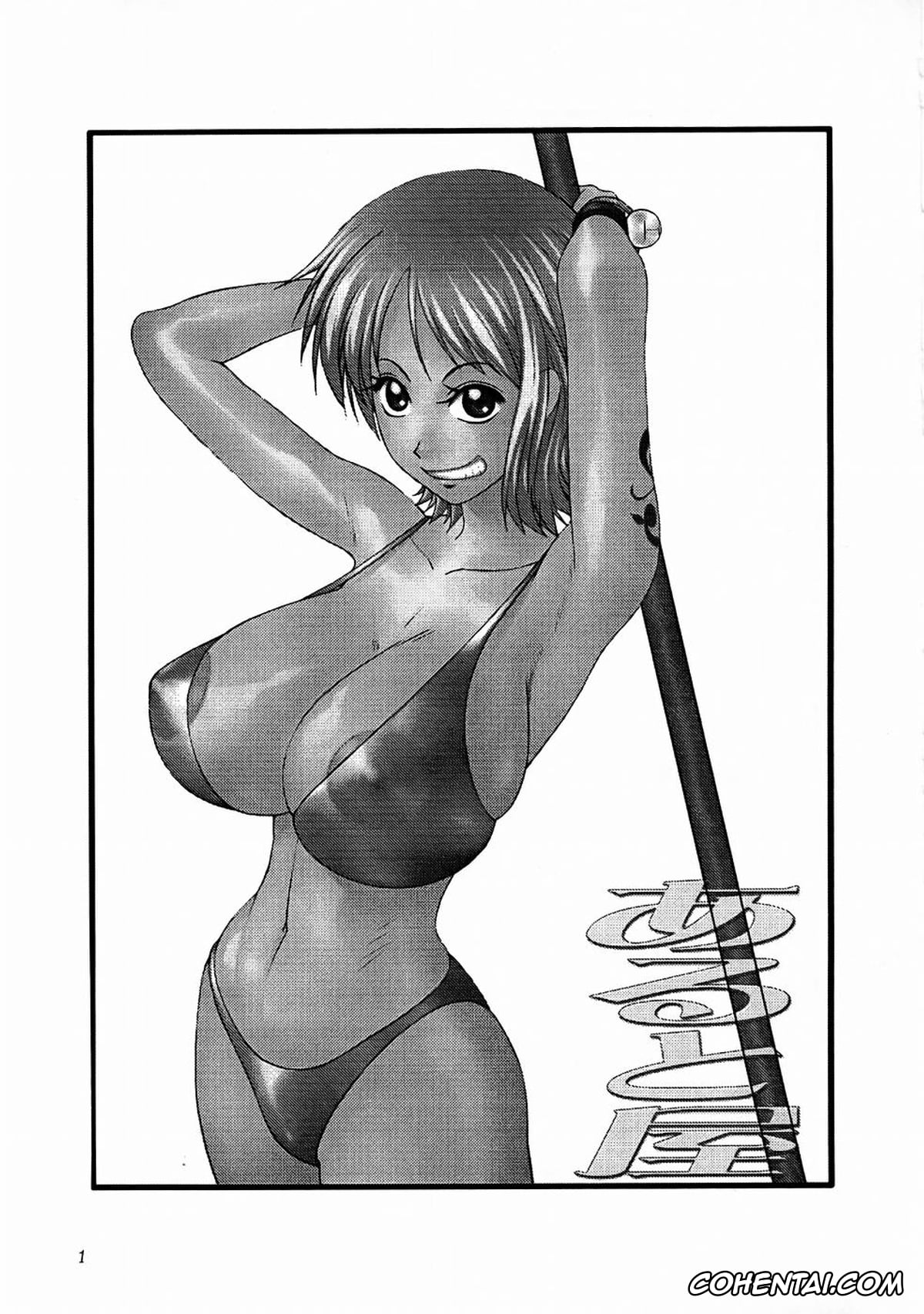 One Piece porno, Nami porno, Nico Robin porno, Sanji Vinsmoke porno, Mikisy Vol. 5 (One Piece), pagina 2