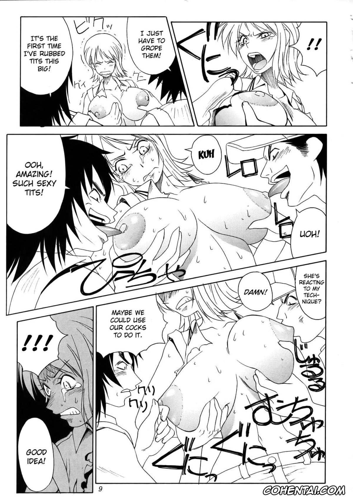One Piece xxx, Nami xxx, Nico Robin xxx, Sanji Vinsmoke xxx, Mikisy Vol. 5 (One Piece), pagina 10