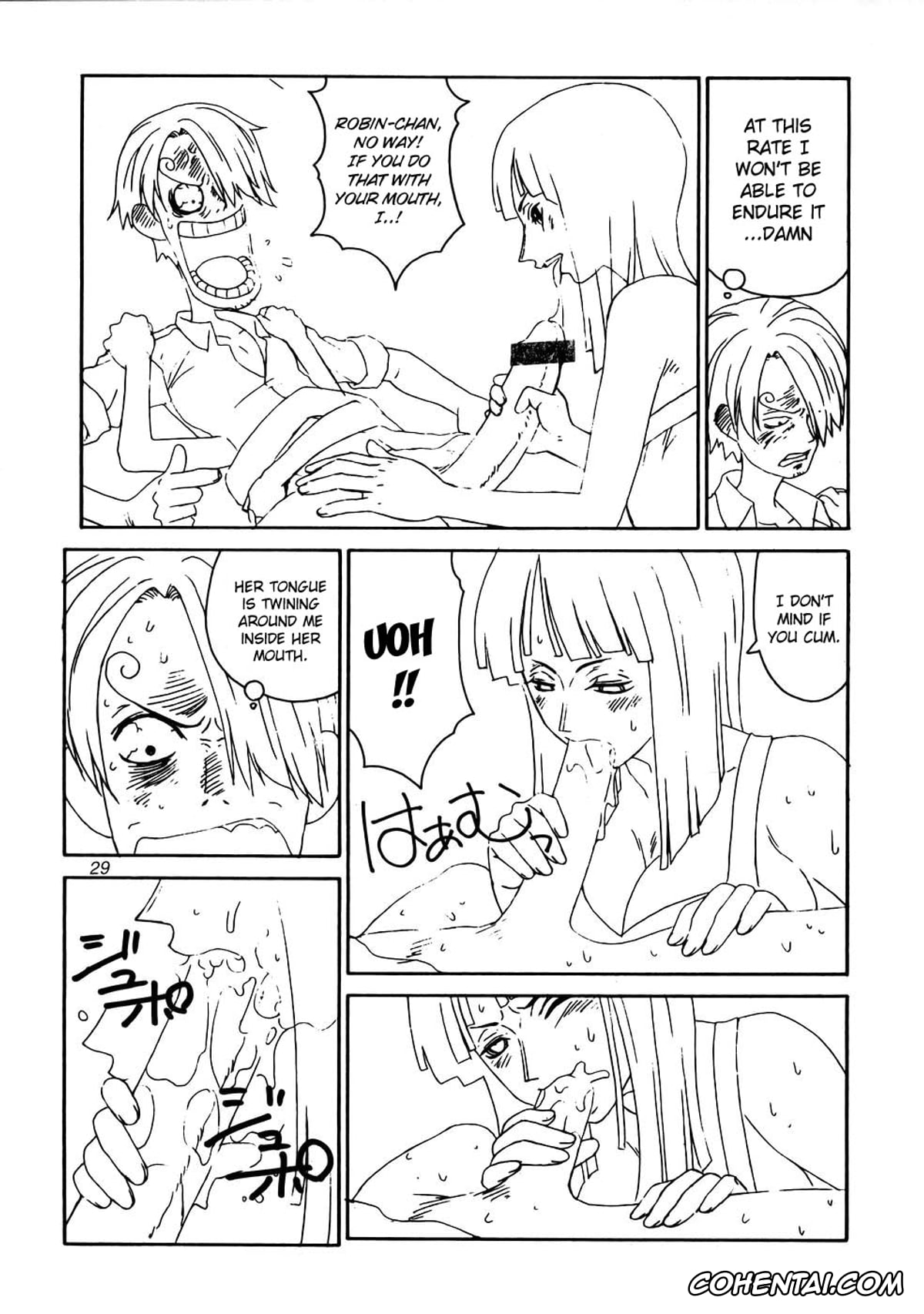 One Piece hentai, Nami hentai, Nico Robin hentai, Sanji Vinsmoke hentai, Mikisy Vol. 5 (One Piece), pagina 30