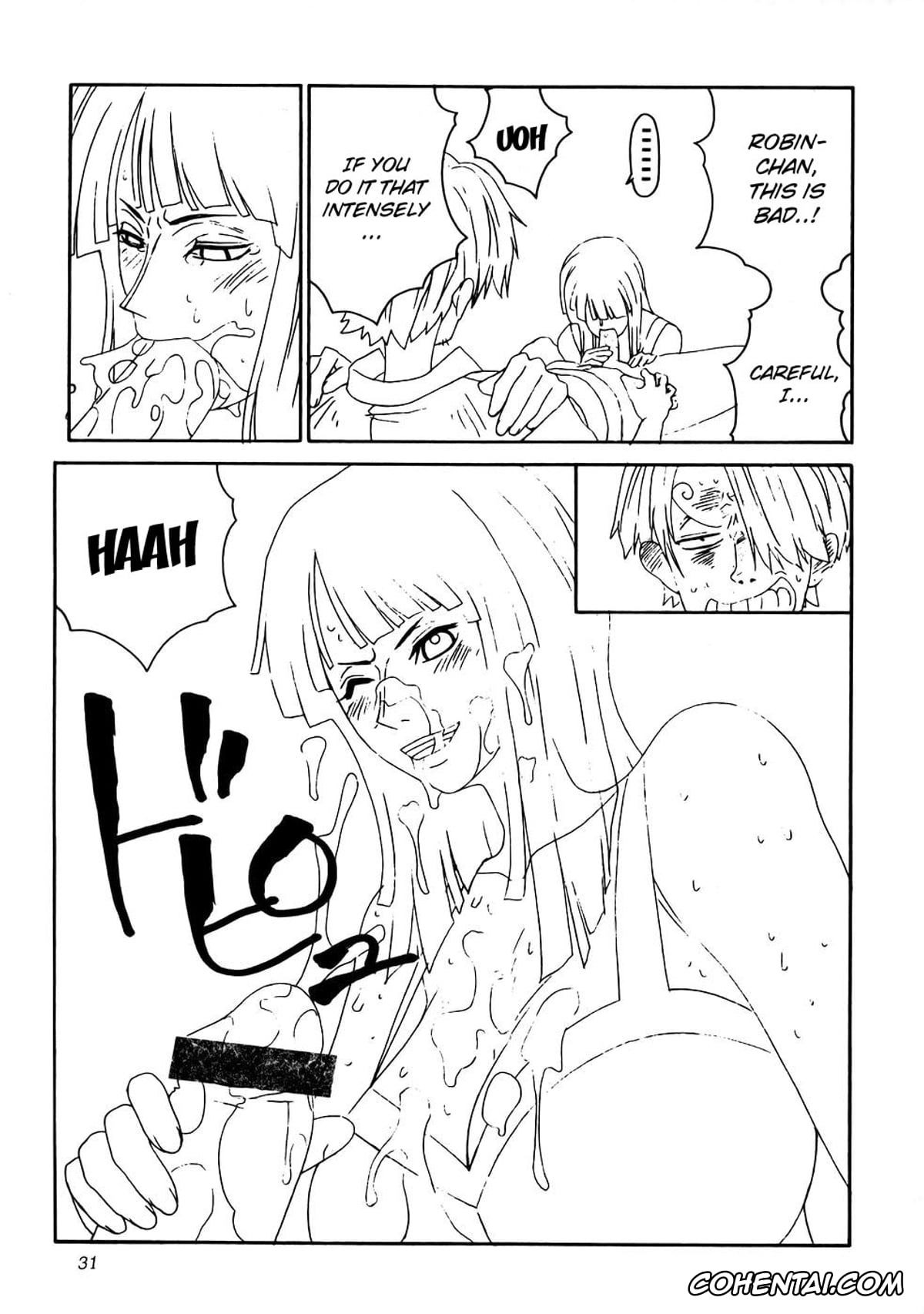 One Piece porno, Nami porno, Nico Robin porno, Sanji Vinsmoke porno, Mikisy Vol. 5 (One Piece), pagina 32