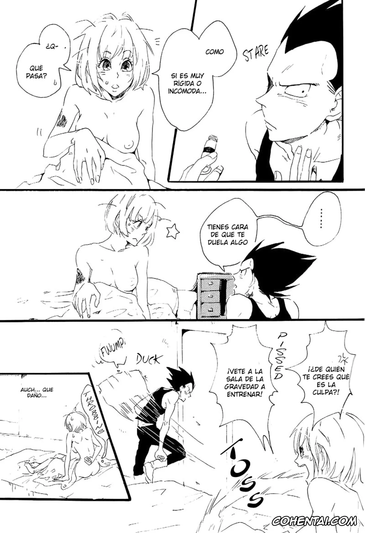 Dragon Ball hentai, Bulma Briefs hentai, Vegeta hentai, Yasashii Kizu (Dragon Ball Z), pagina 9