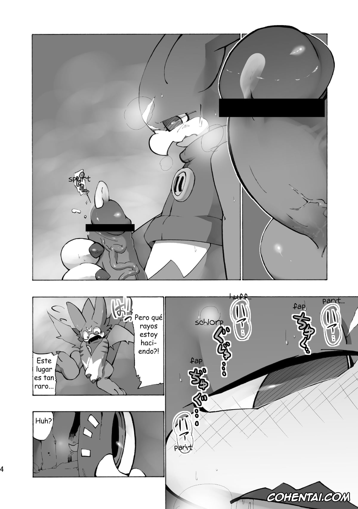 Digimon xxx, Exveemon xxx, Growlmon xxx, Digital Hazard (Digimon), pagina 4