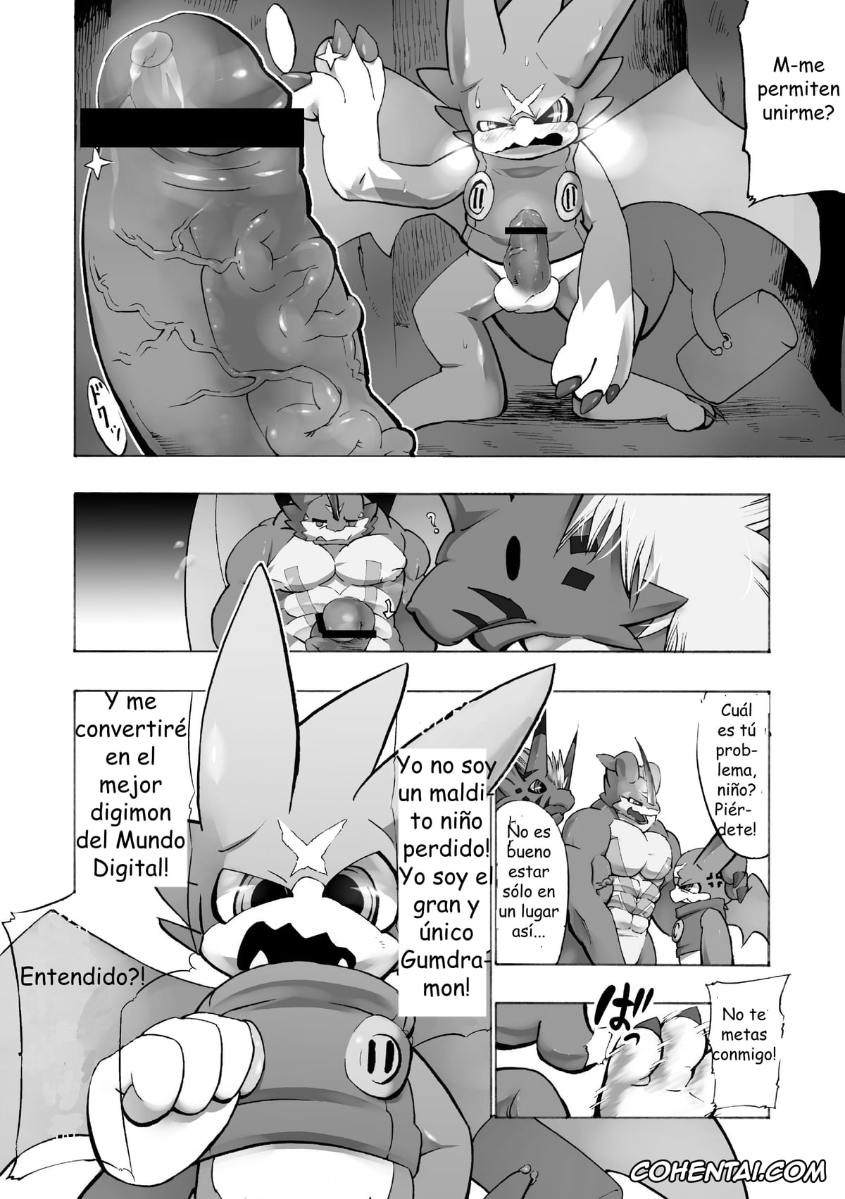 Digimon xxx, Exveemon xxx, Growlmon xxx, Digital Hazard (Digimon), pagina 10
