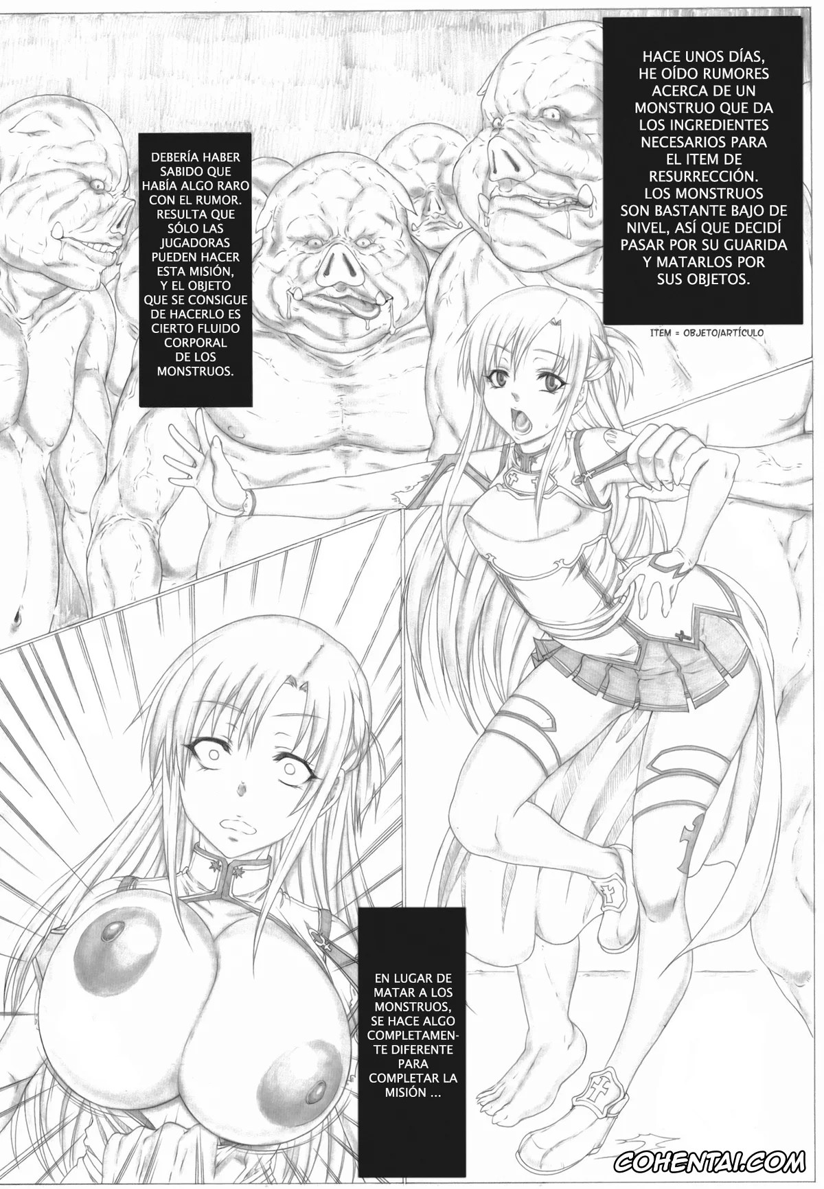 Sword Art Online hentai, Asuna Yuuki hentai, Angel’s stroke 68 Asuna Inline Ryoujoku-hen (Sword Art Online), pagina 3