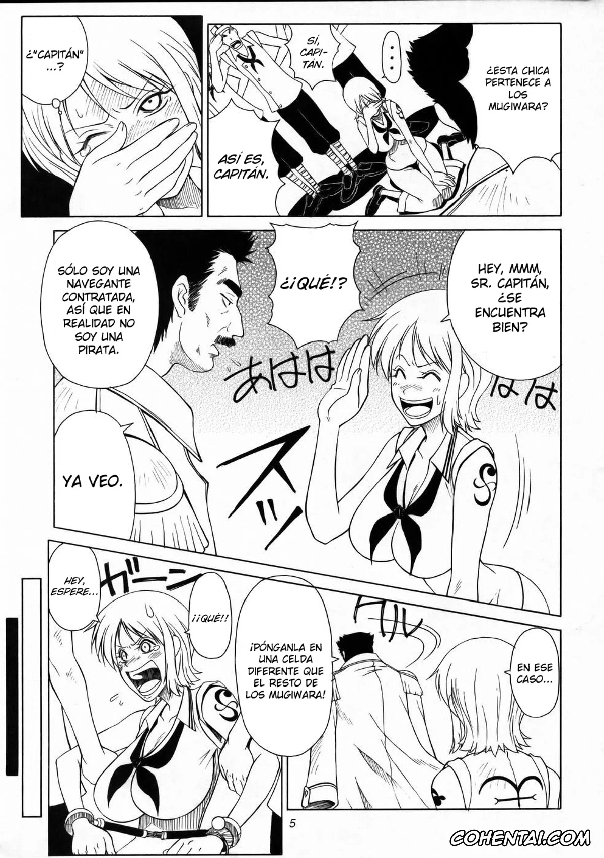 One Piece hentai, Nami hentai, Nico Robin hentai, Sanji Vinsmoke hentai, Mikisy Vol. 5 (One Piece), pagina 6
