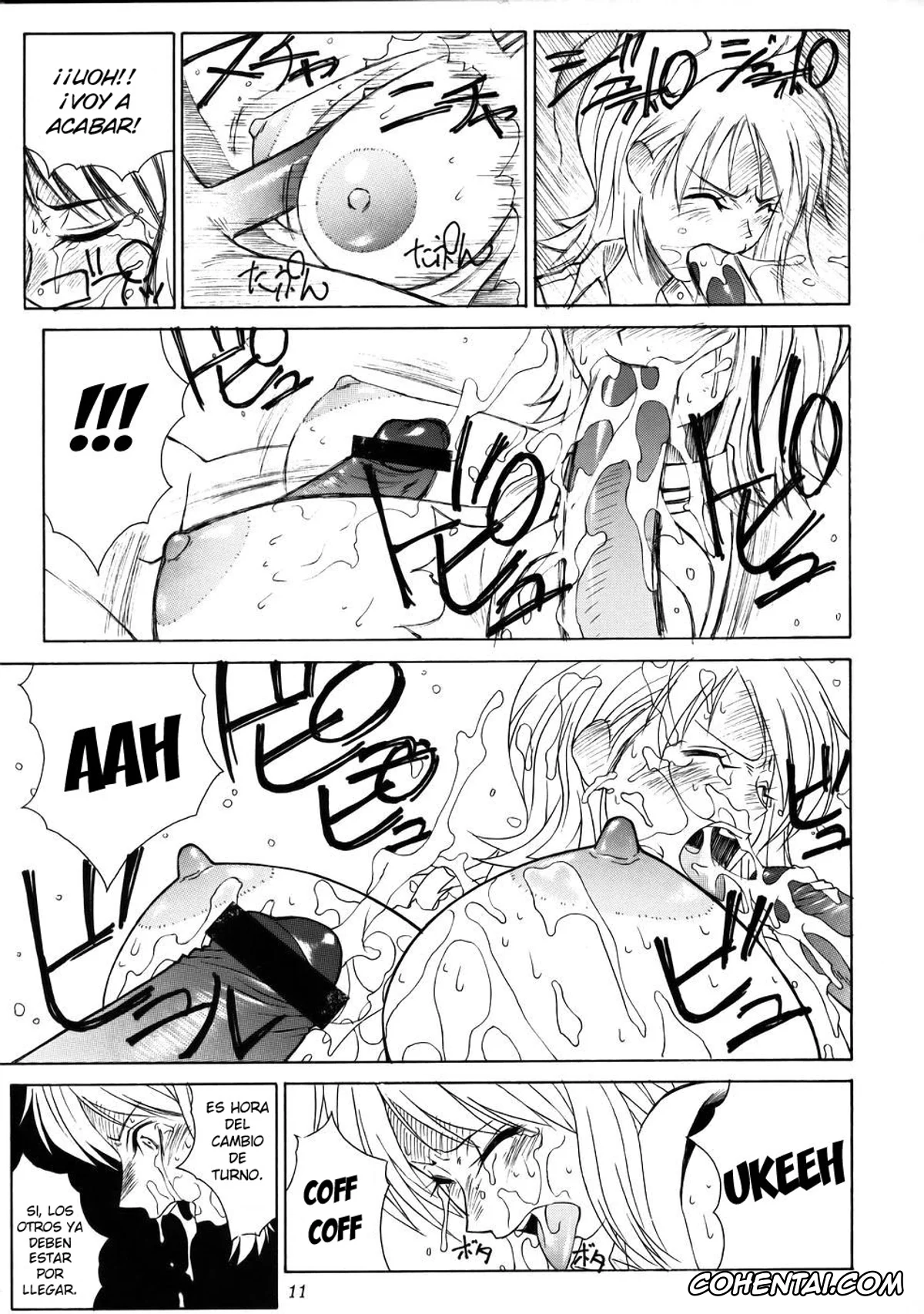 One Piece hentai, Nami hentai, Nico Robin hentai, Sanji Vinsmoke hentai, Mikisy Vol. 5 (One Piece), pagina 12