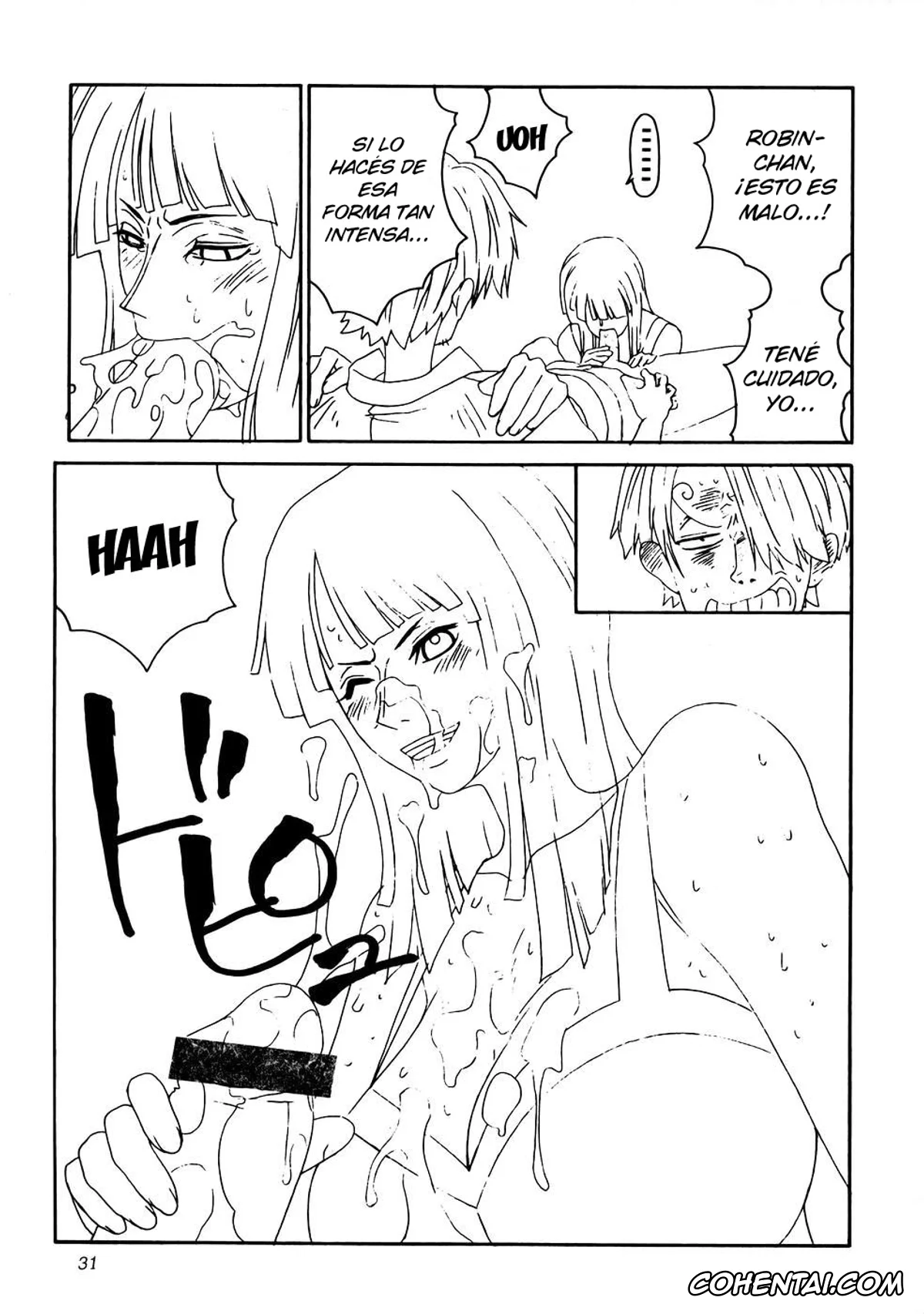 One Piece porno, Nami porno, Nico Robin porno, Sanji Vinsmoke porno, Mikisy Vol. 5 (One Piece), pagina 32