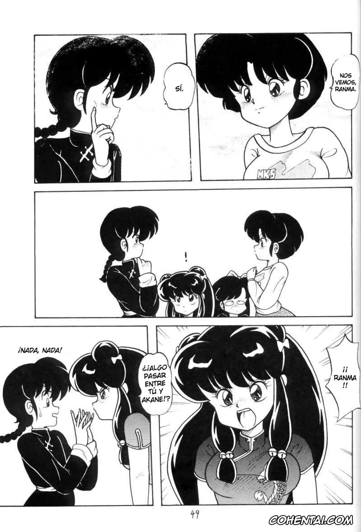 Ranma 1/2 xxx, Akane Tendo xxx, Ranma Saotome xxx, Kouteki Yokuatsu 93 (Ranma 1/2), pagina 49