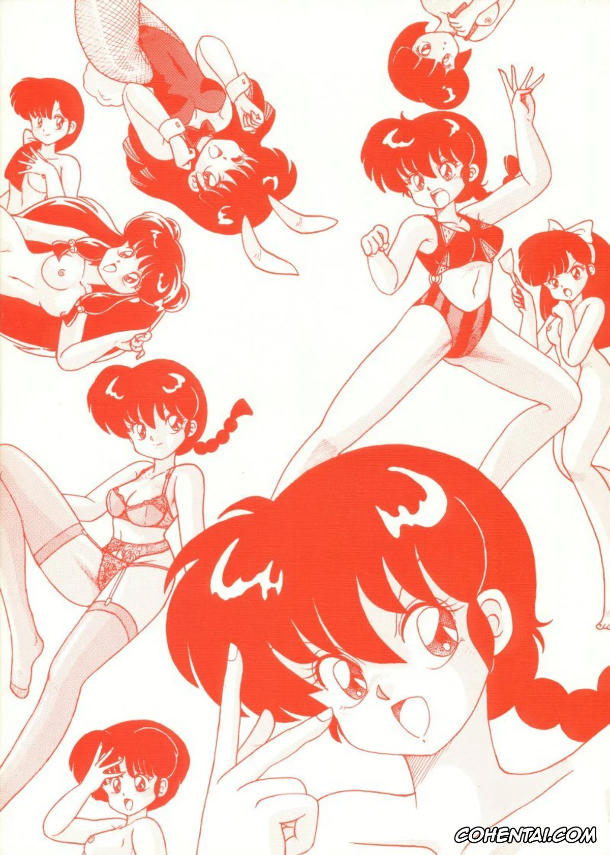 Ranma 1/2 porno, Akane Tendo porno, Ranma Saotome porno, Kouteki Yokuatsu 93 (Ranma 1/2), pagina 56